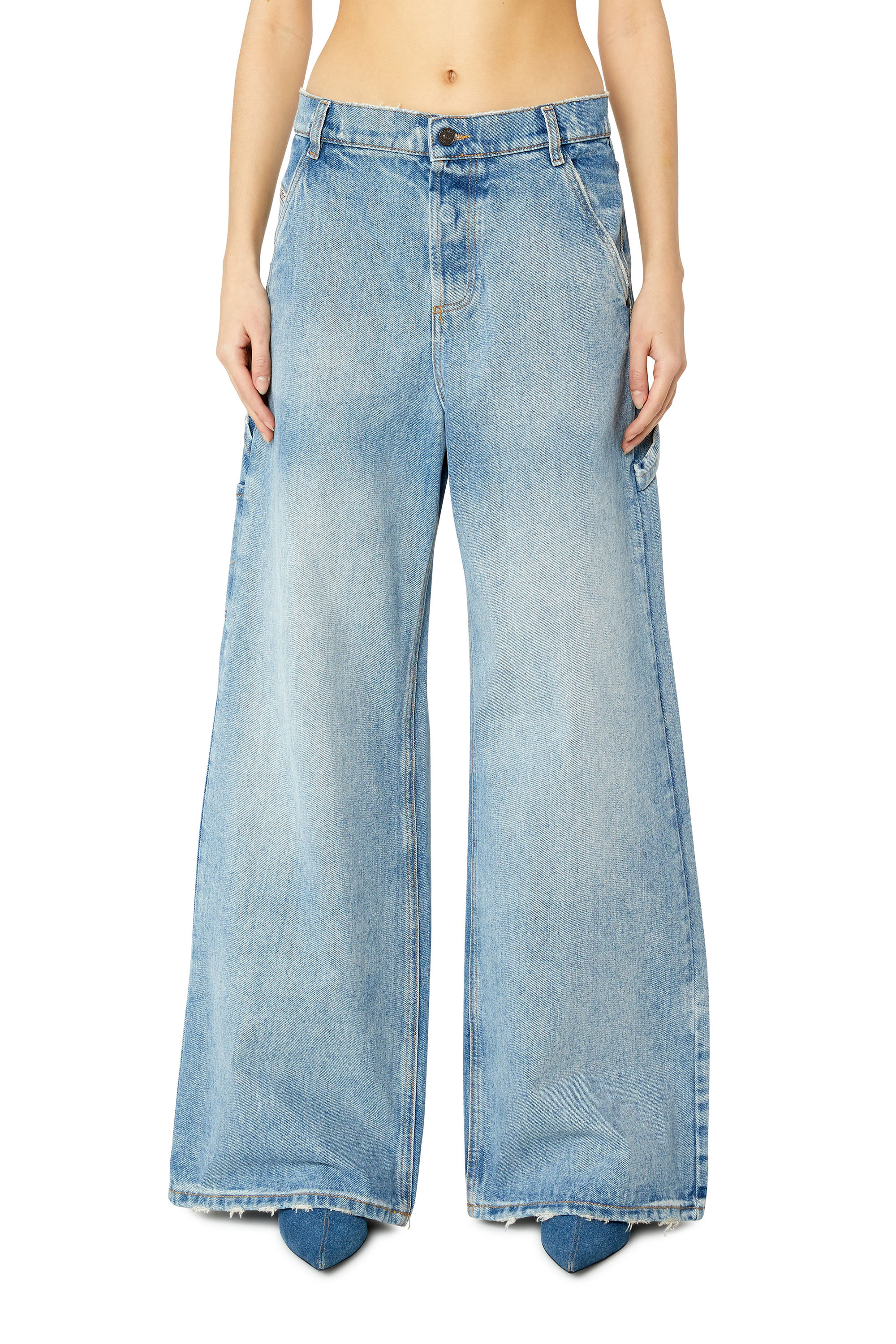 Diesel - Straight Jeans 1996 D-Sire 0EMAG, Light Blue - Image 2