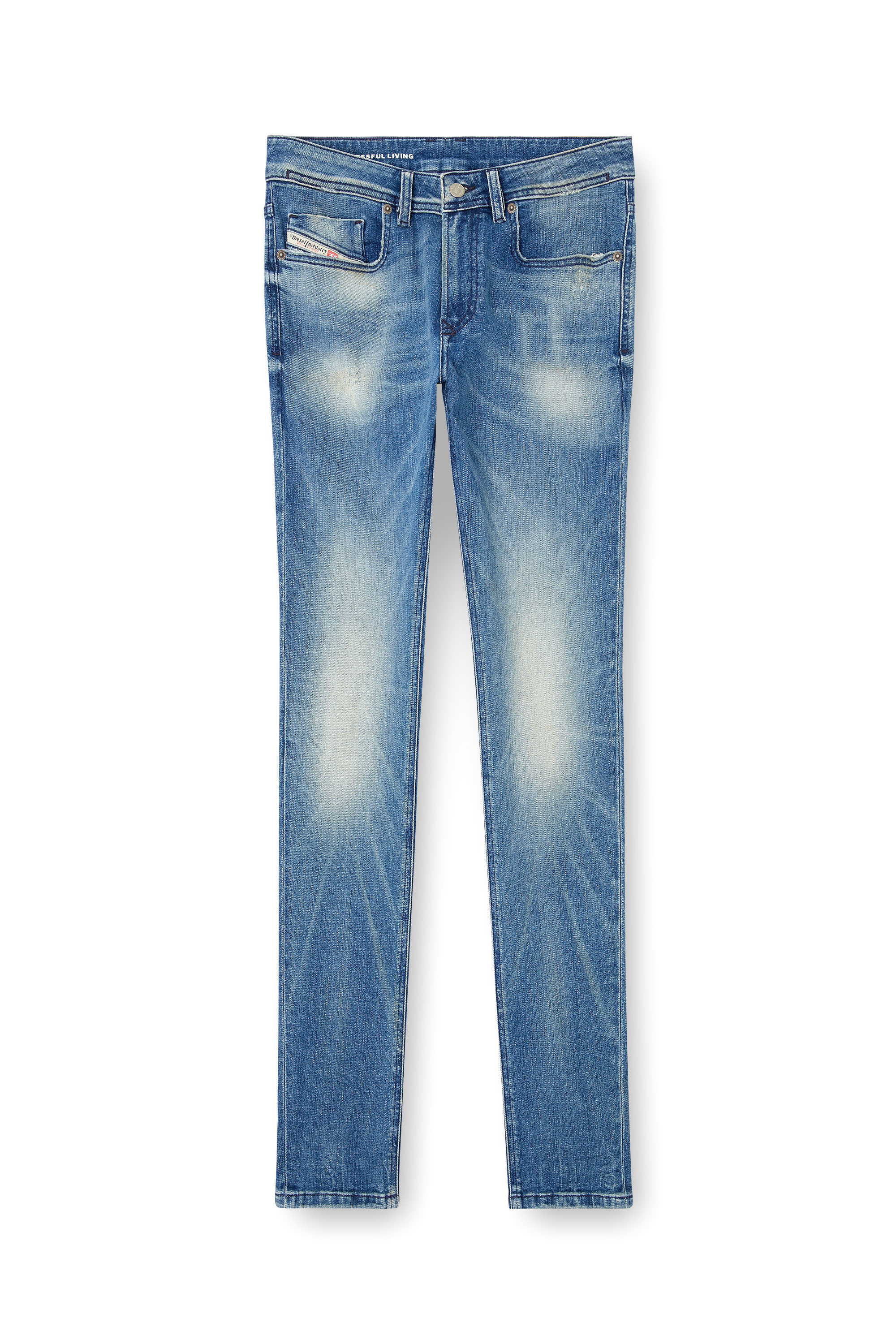 Diesel - Man's Skinny Jeans 1979 Sleenker 0DBDR, Medium blue - 2