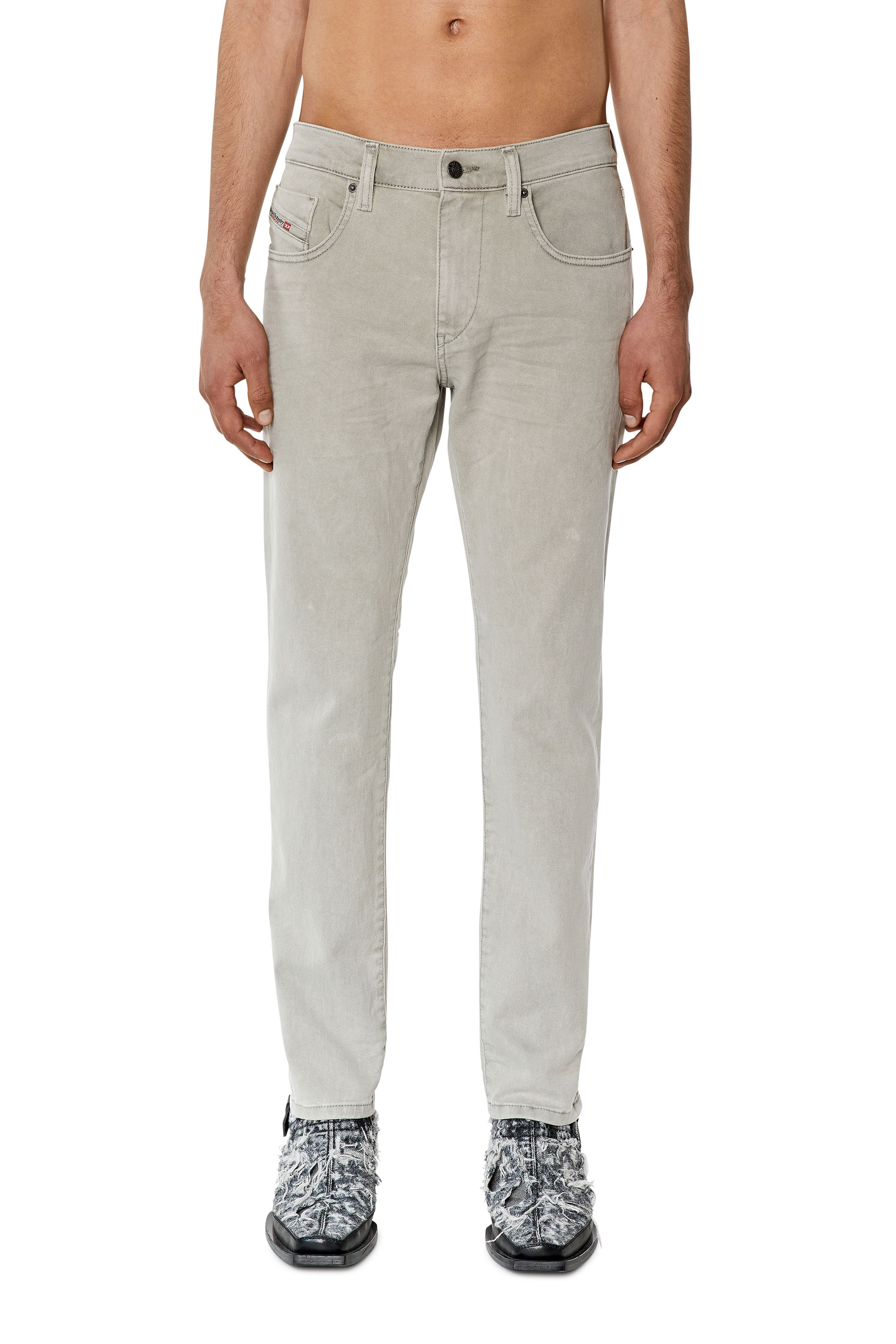 Diesel - Slim Jeans 2019 D-Strukt 0QWTY, Light Grey - Image 1