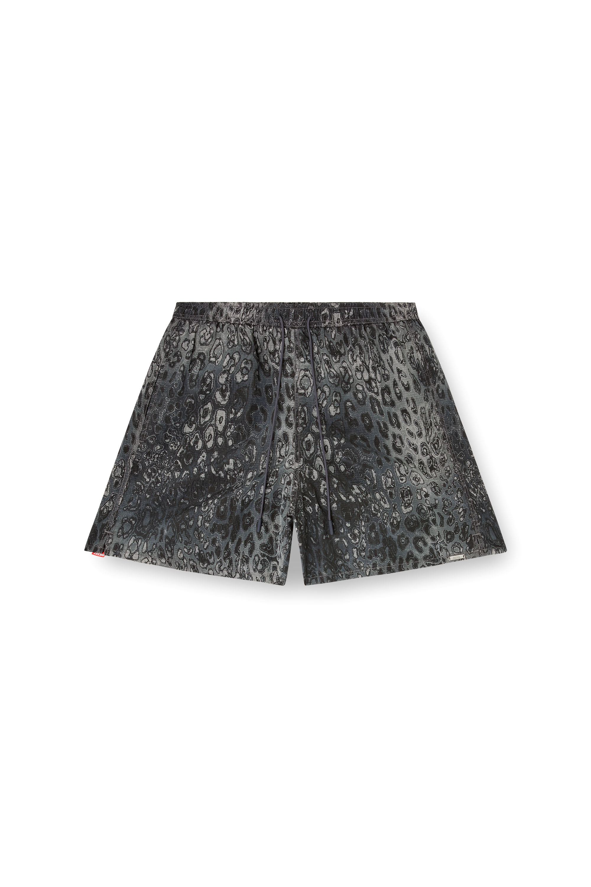 Diesel - SOCCER-41-UTLT, Man's Swim shorts with animalier print in null - 4