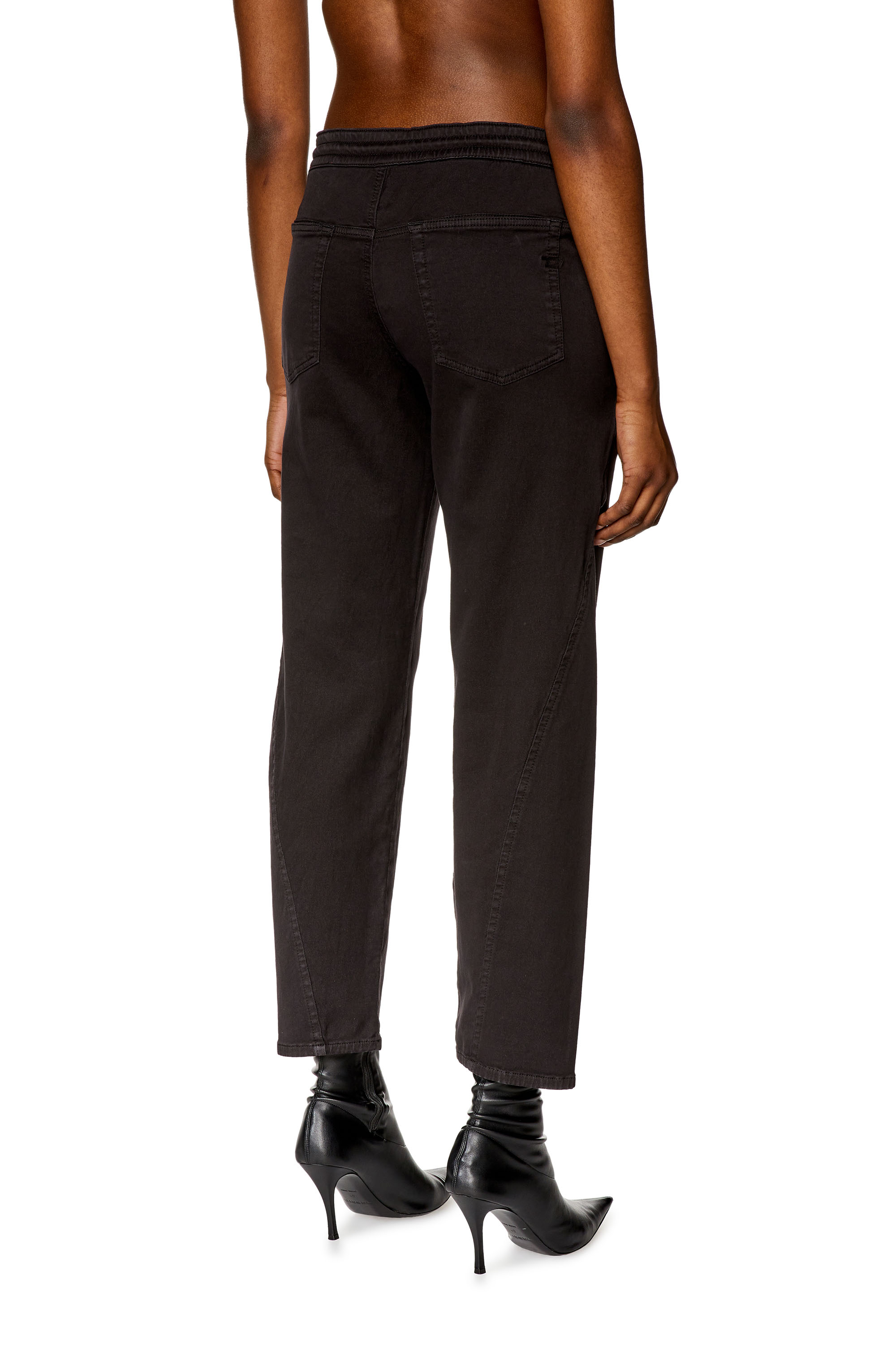 Diesel - Boyfriend 2031 D-Krailey Joggjeans&reg; 068DY, Woman's Boyfriend 2031 D-Krailey Joggjeans&reg; in Black - 4