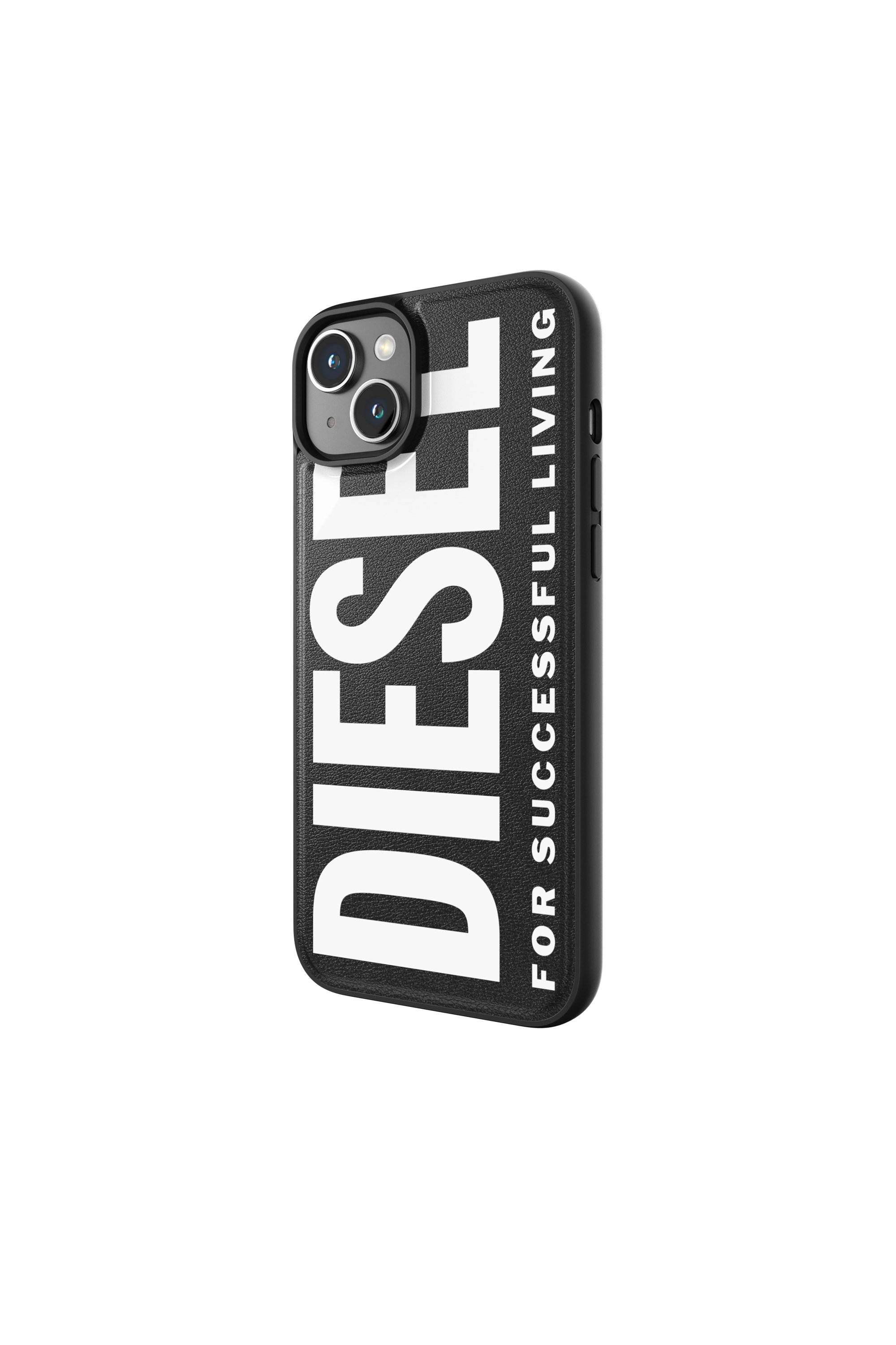 Diesel - 54167 MOULDED CASE, Unisex's Moulded case cover iP15 Plus in Black - 4