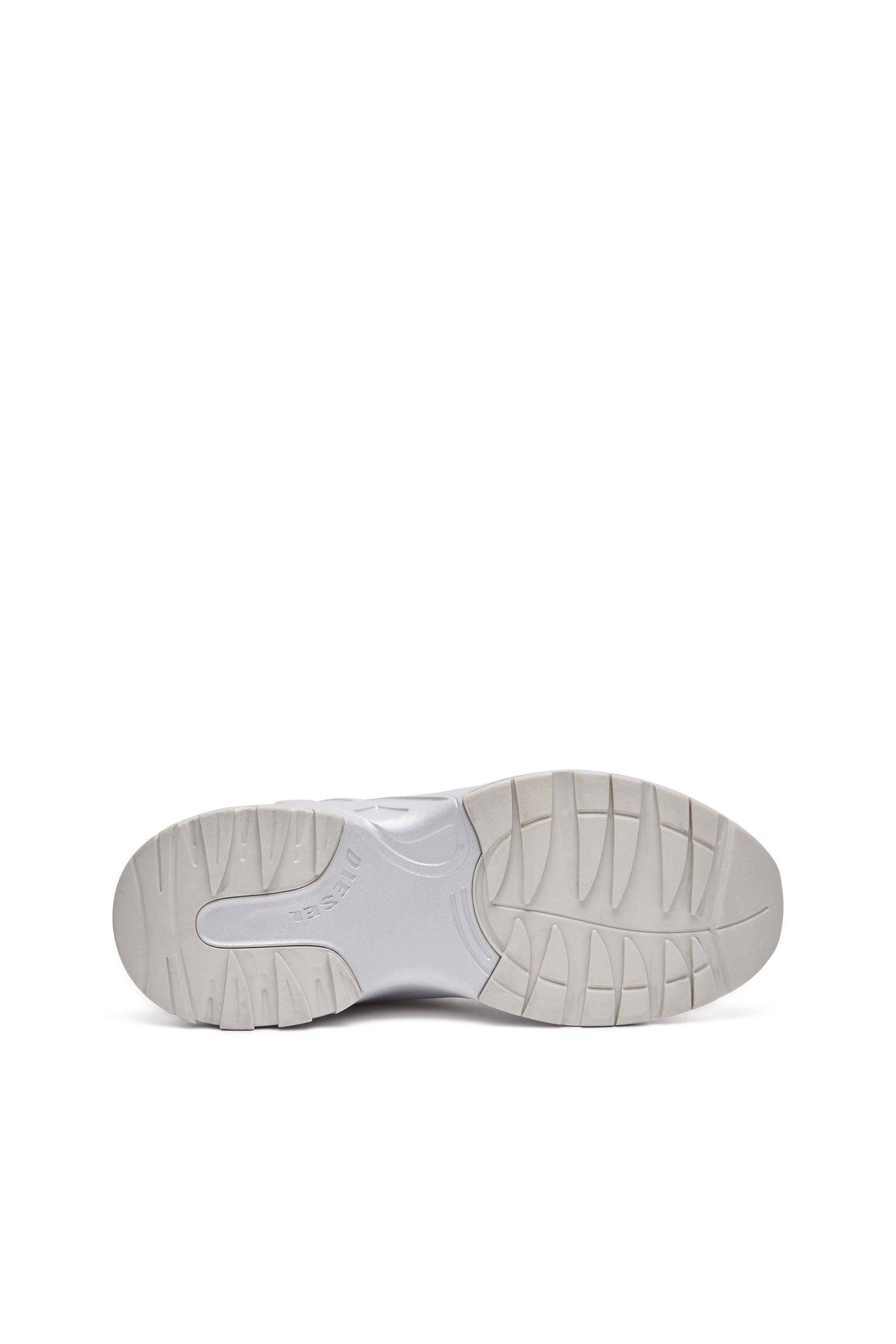 S-D-RUNNER X, Silver Diesel - S-D-RUNNER X, Unisex's S-D-Runner-Slip-on sneakers with Oval D instep in Silver - 5