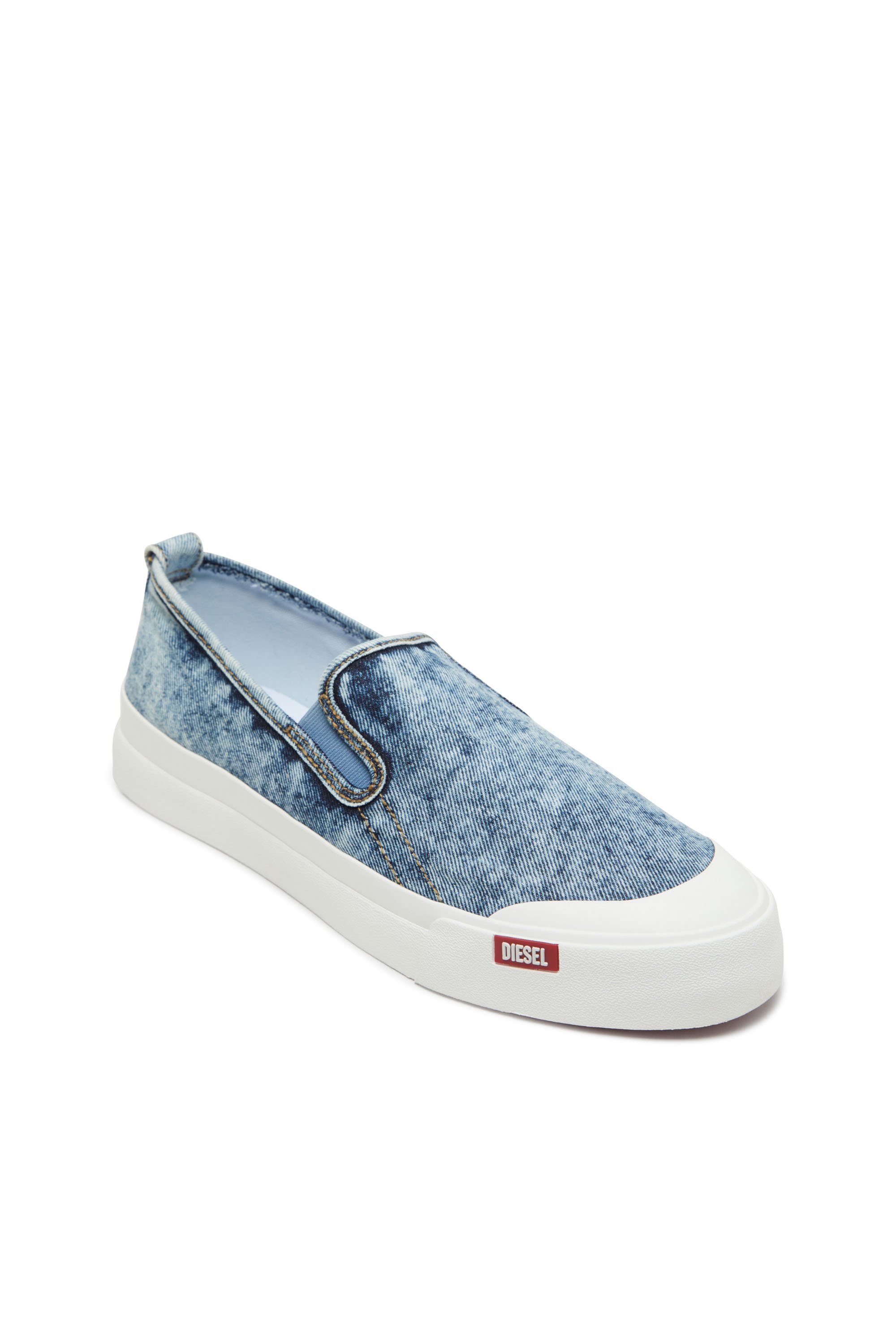 Diesel - S-ATHOS NMD SO, Man's S-Athos-Denim slip-on sneakers in Blue - 6