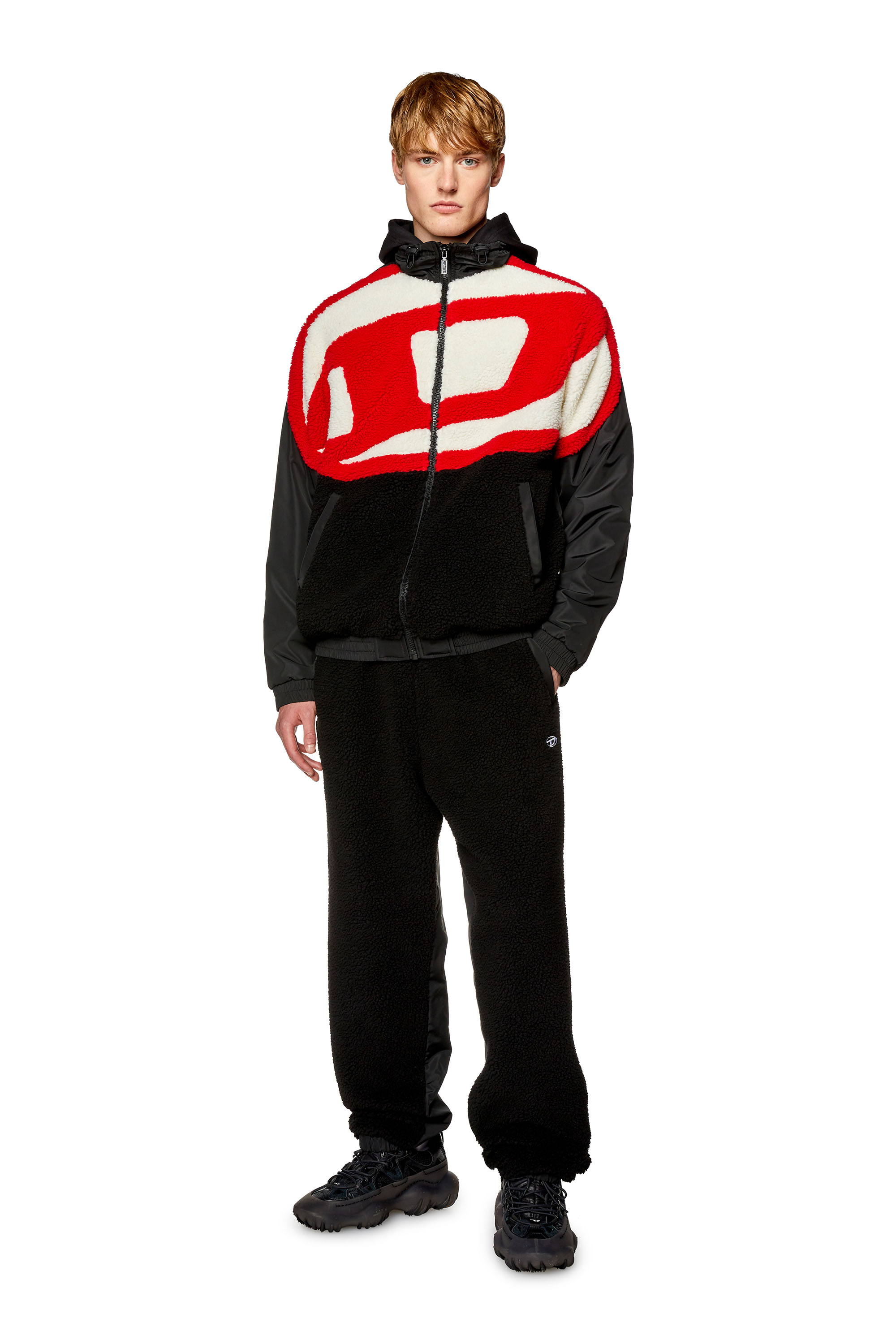 Diesel - S-OVADY, Black/Red - Image 2