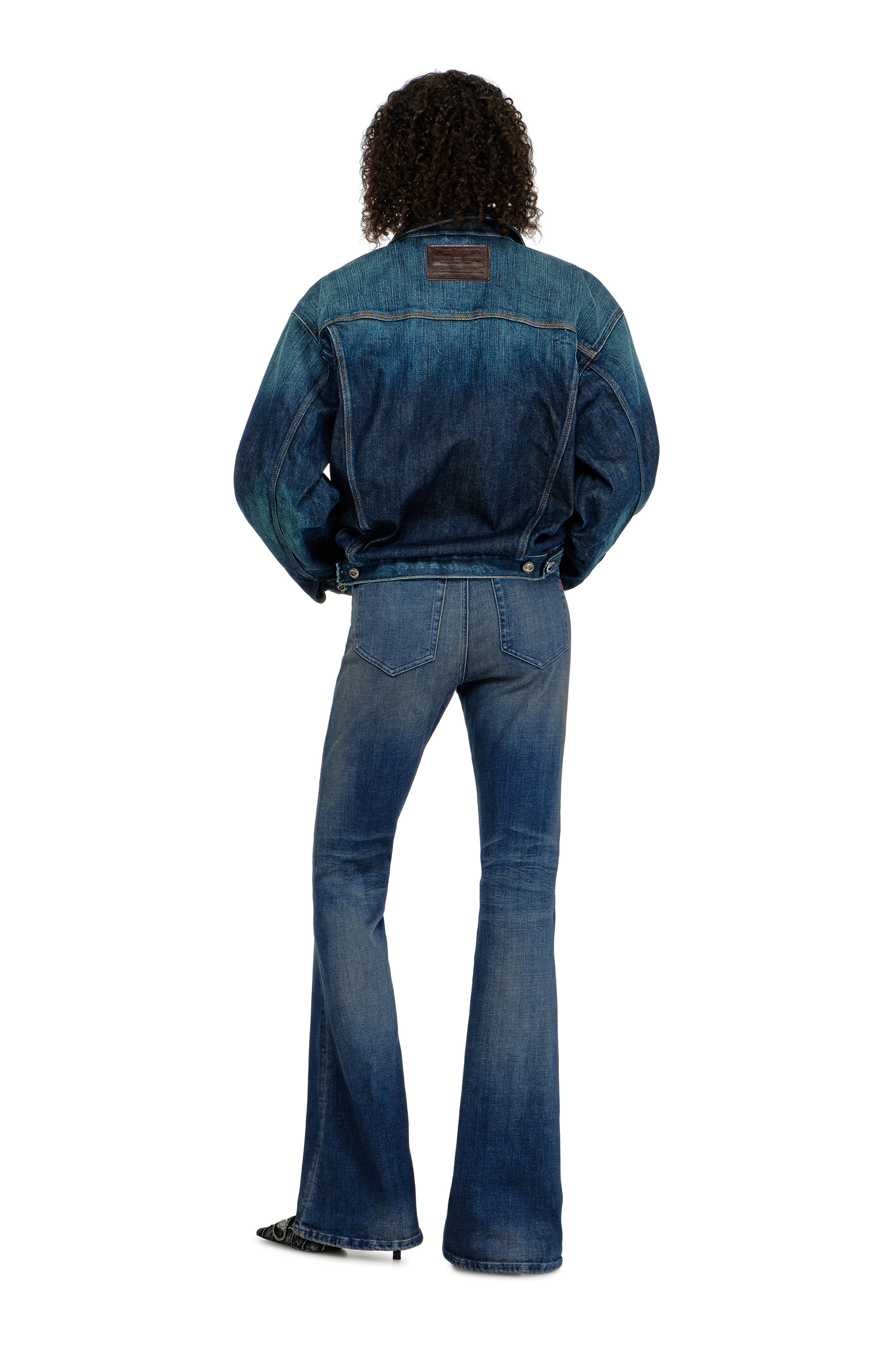 Diesel - Woman's Bootcut Jeans 1973 D-Partt 09P67, Dark Blue - 3