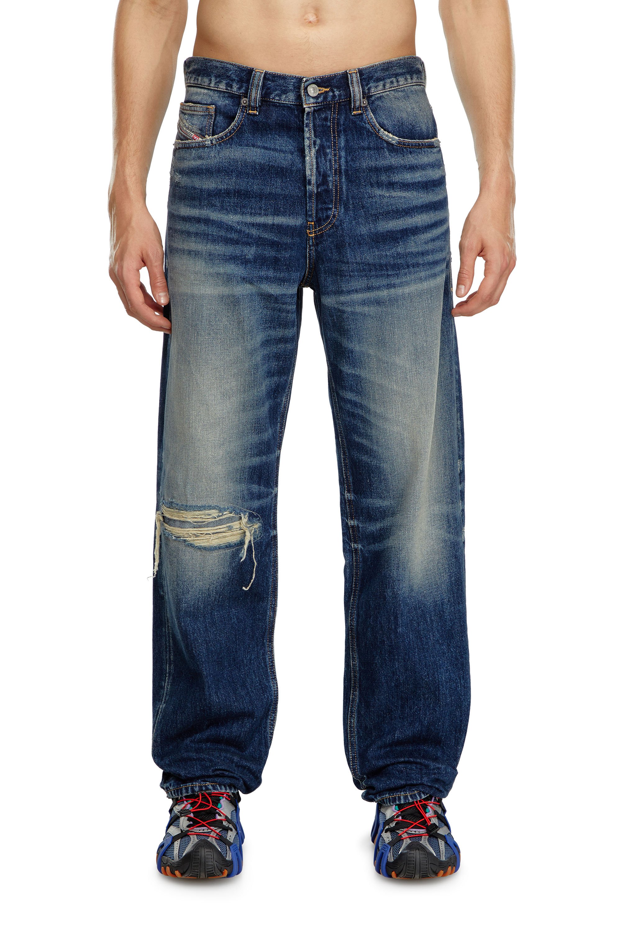 Diesel - Man's Straight Jeans 2010 D-Macs 09J95, Dark Blue - 2