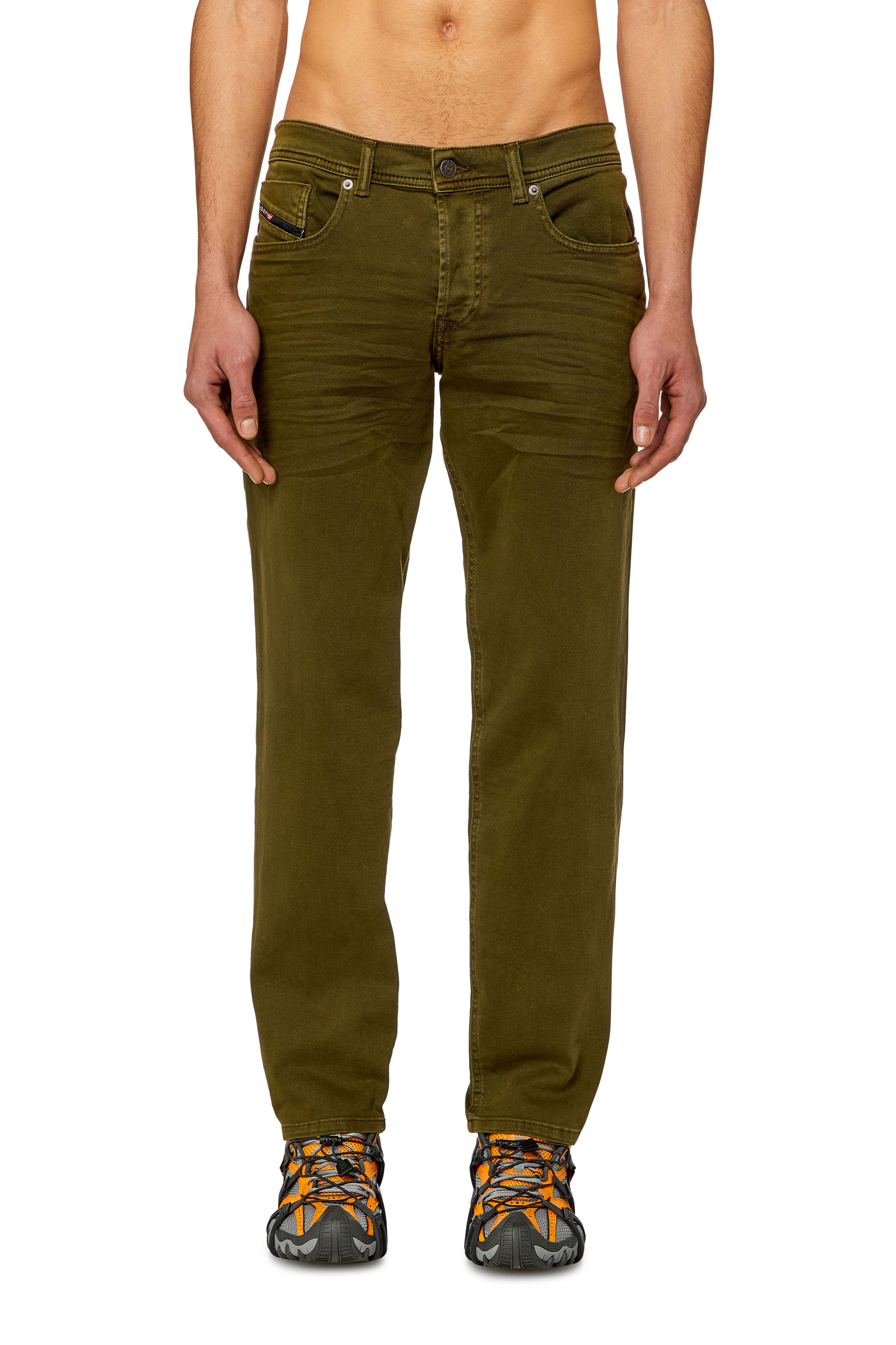 Diesel - Tapered Jeans 2023 D-Finitive 0QWTY, Military Green - Image 1