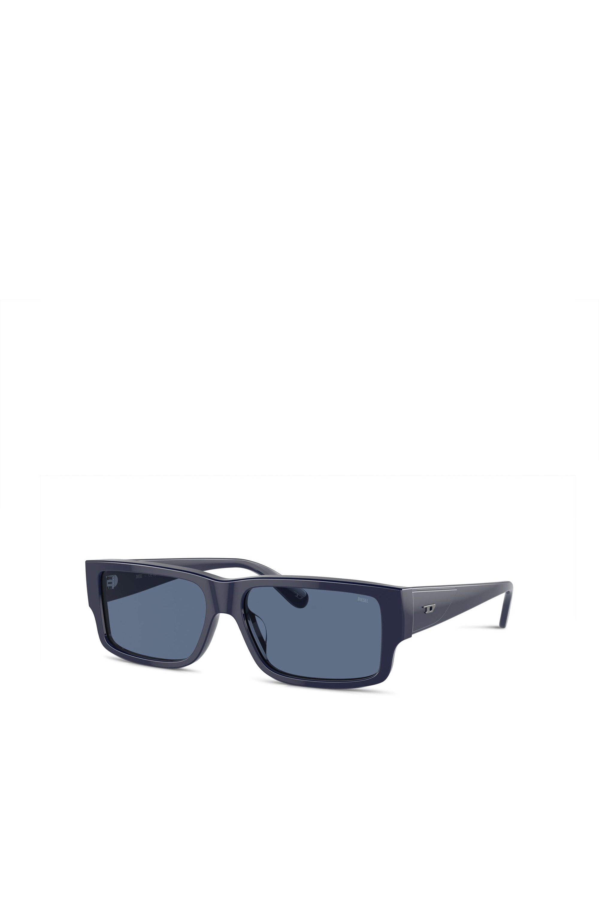 Diesel - 0DL2003 SIZE 57, Man's Rectangle sunglasses in Blue - 5