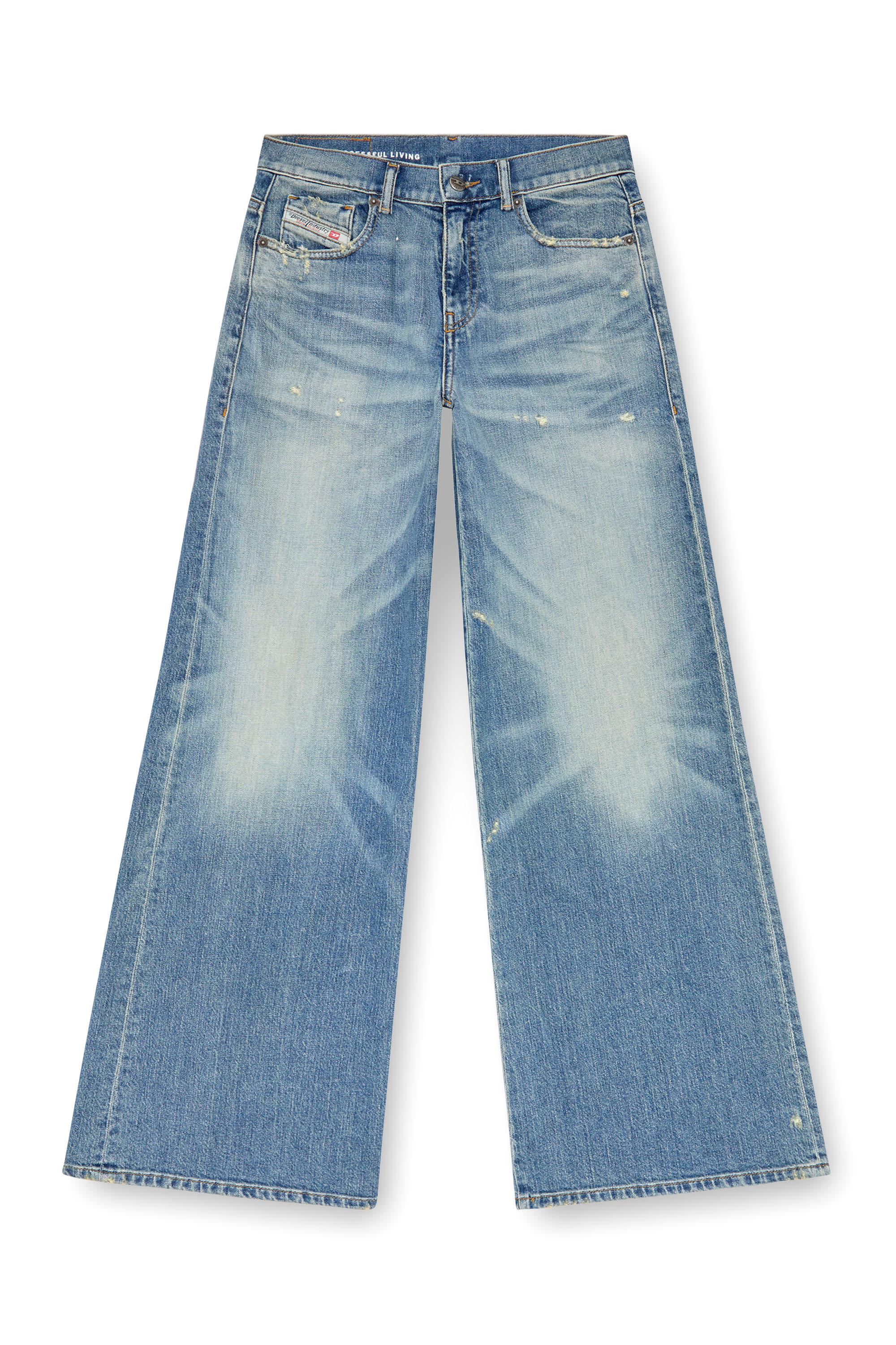 Diesel - Woman's Flare Jeans 1978 D-Akemi 09J44, Medium blue - 5