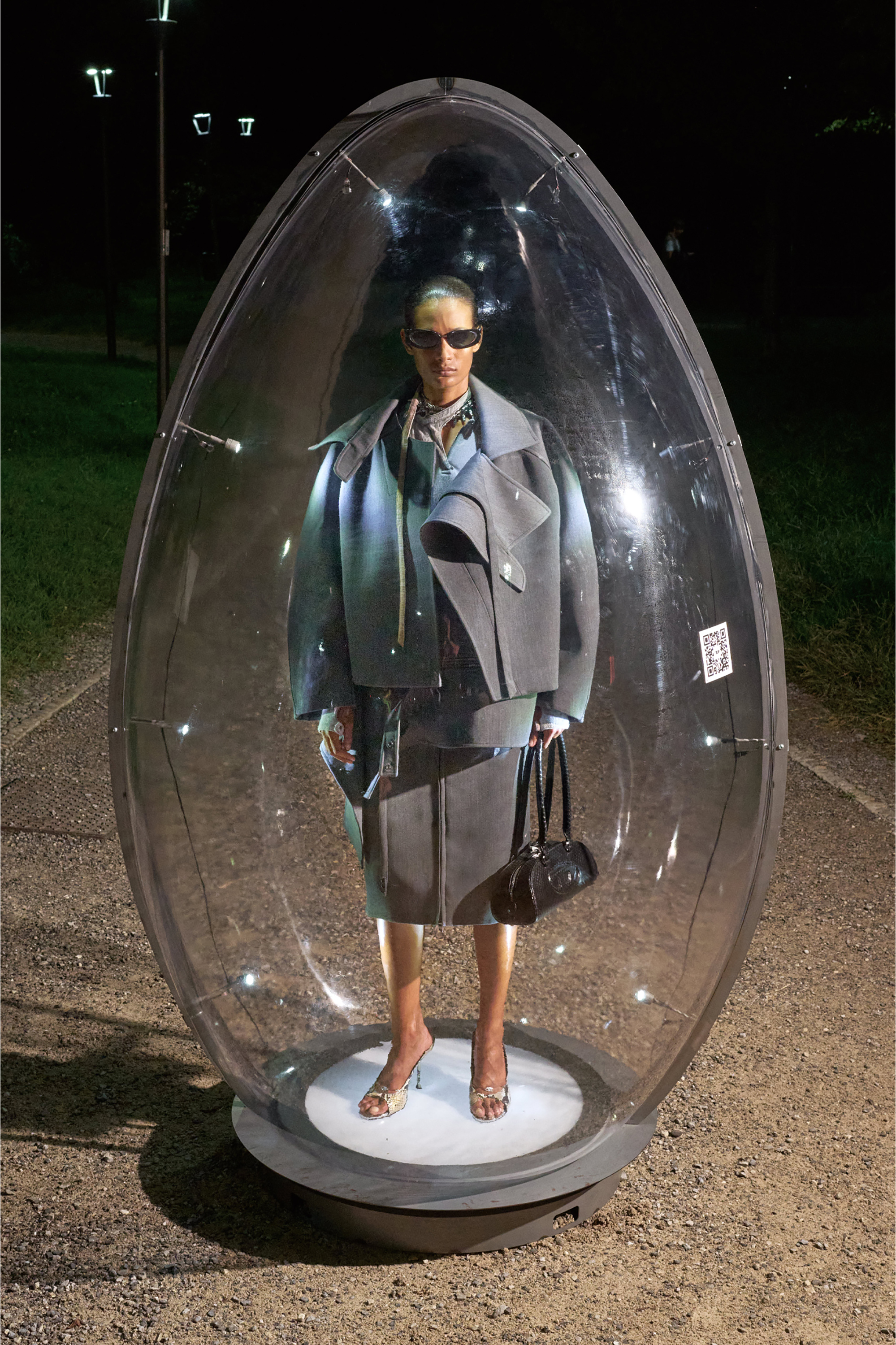 Diesel - O-RICE, Woman's Tailored midi pencil skirt with biker straps in null - 6