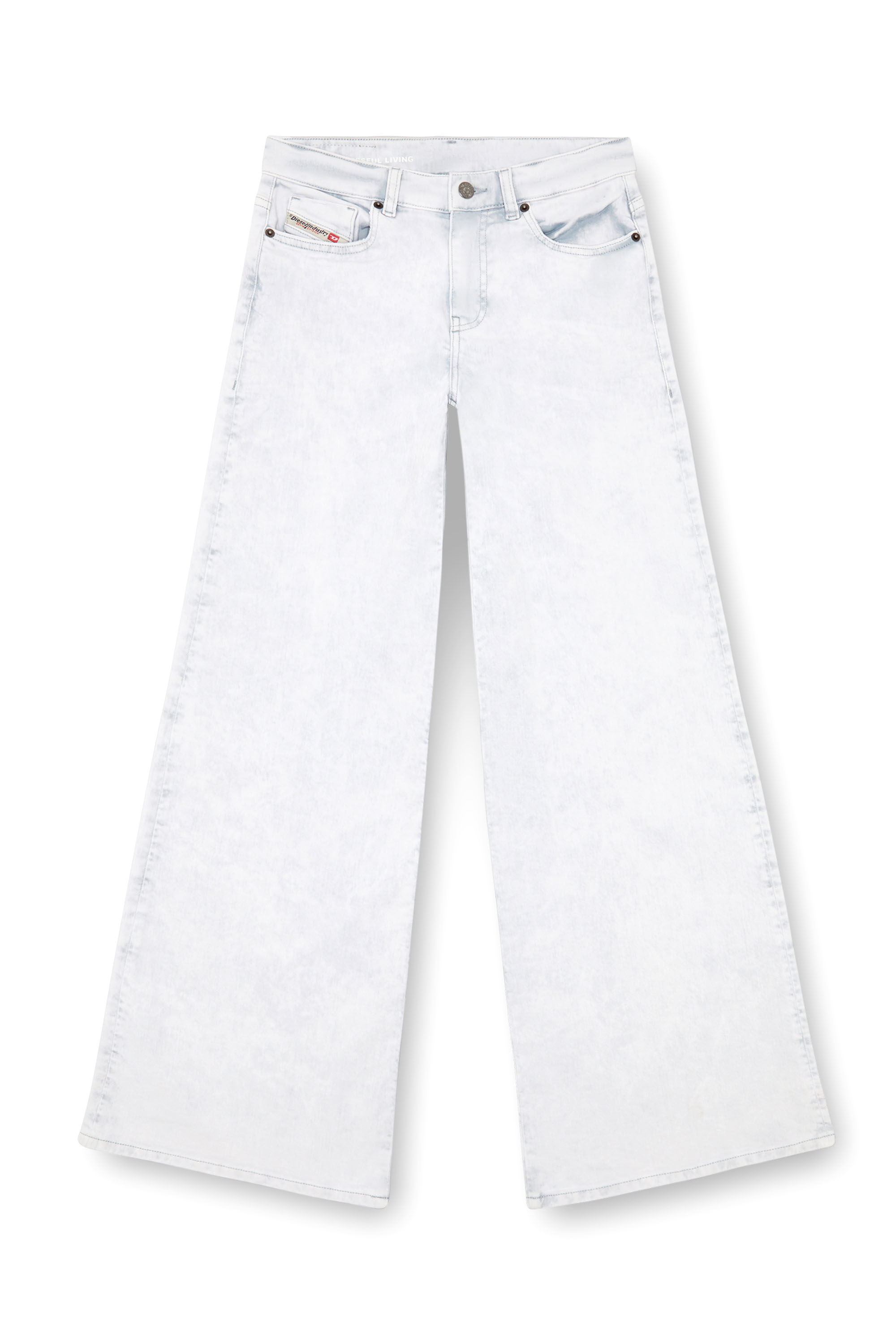 Diesel - Woman's Flare Jeans 1978 D-Akemi 0GRDL, Light Blue - 3