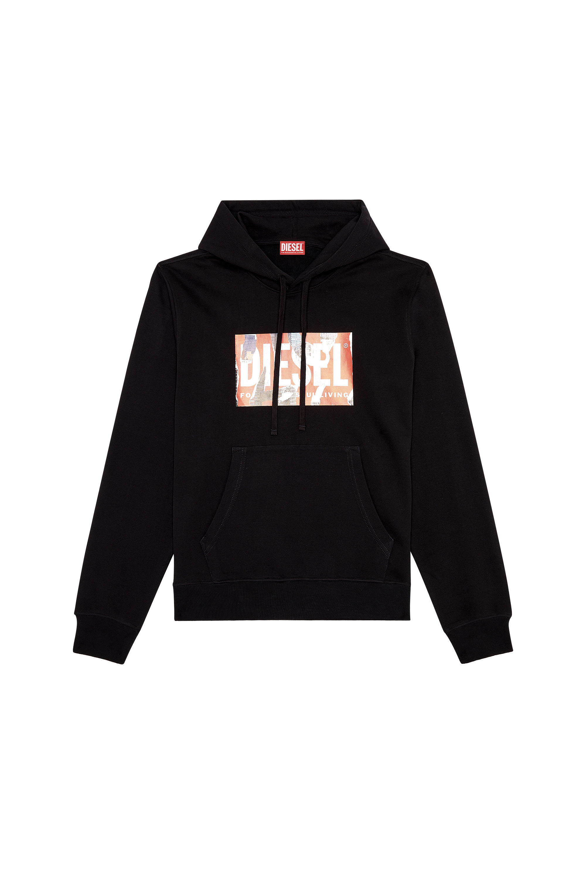 Diesel - S-GINN-HOOD-L4, Black - Image 3