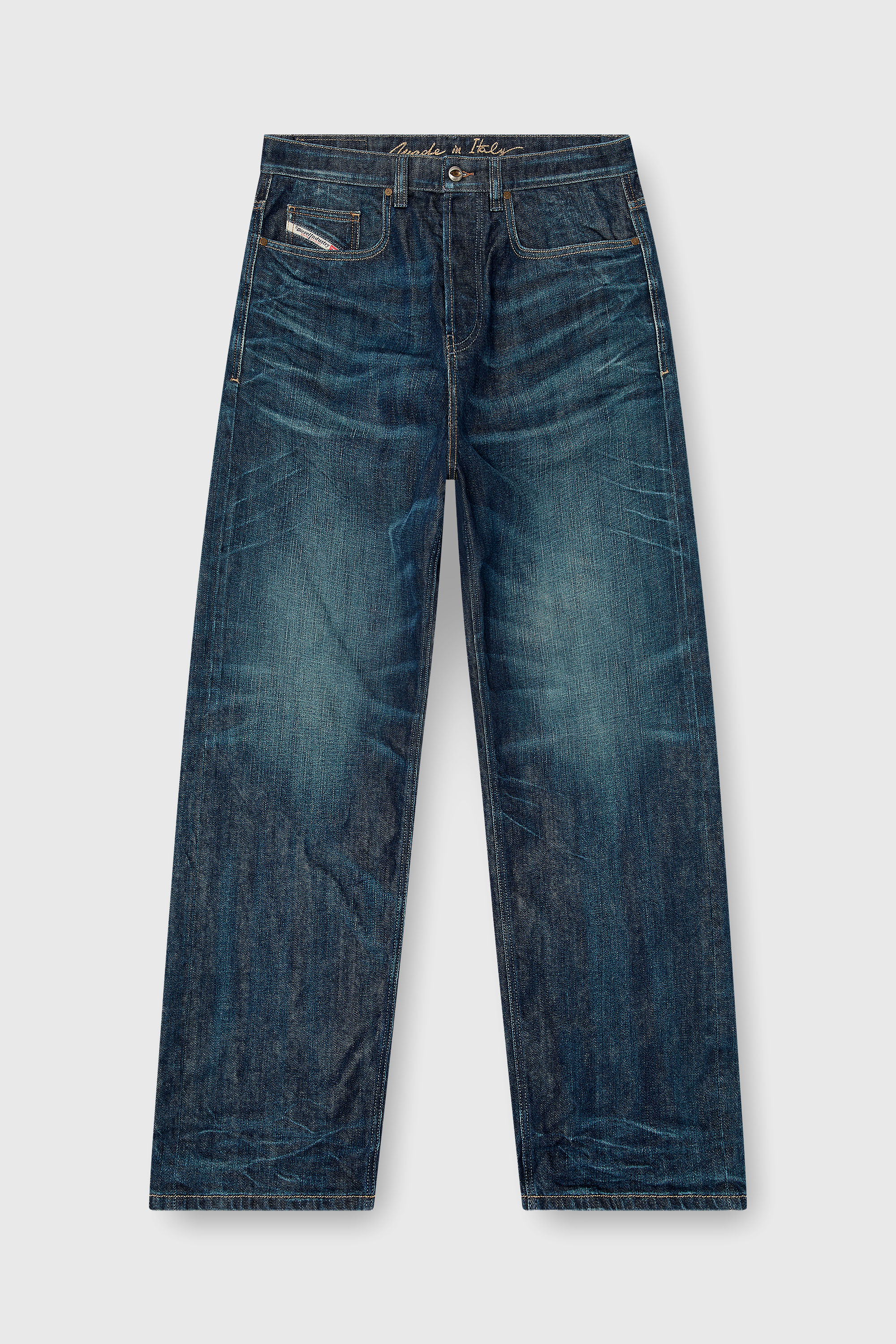 Diesel - Man's Relaxed Jeans 2001 D-Macro 09Q04, Dark Blue - 6