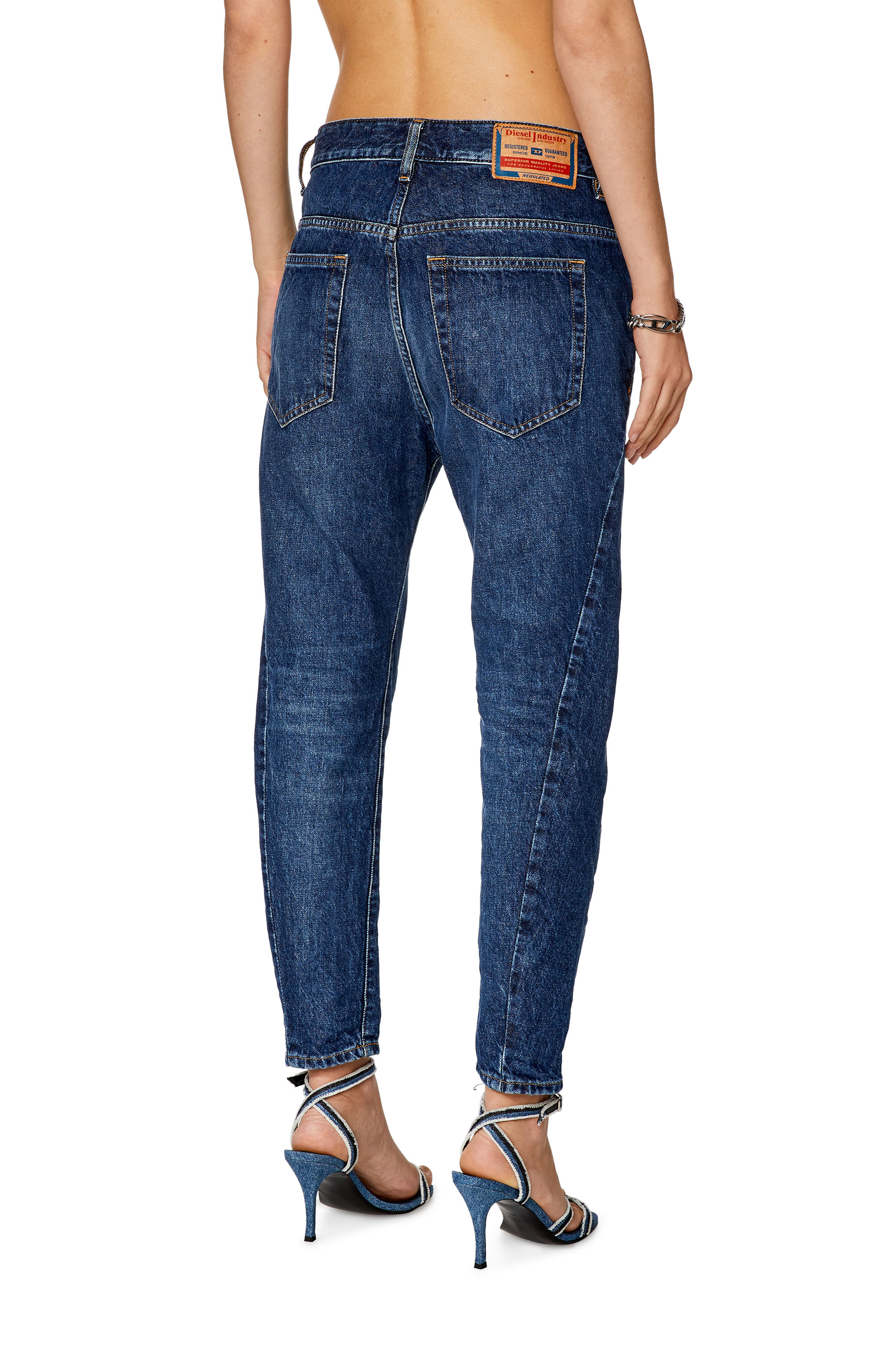 Diesel - Woman's Boyfriend Jeans Fayza 09F35, Medium blue - 4