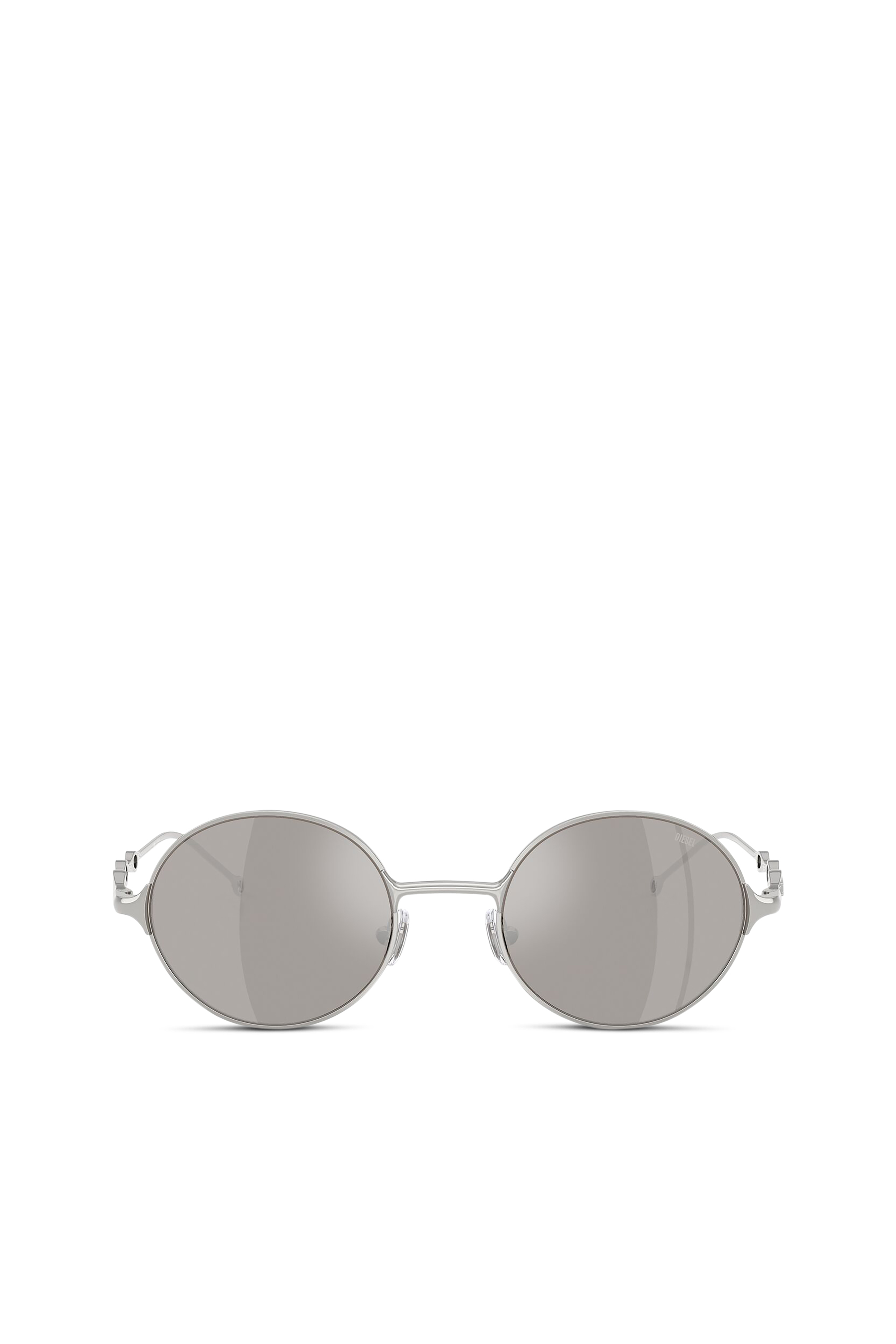 Diesel - 0DL1008, Unisex's Round sunglasses in Silver - 1