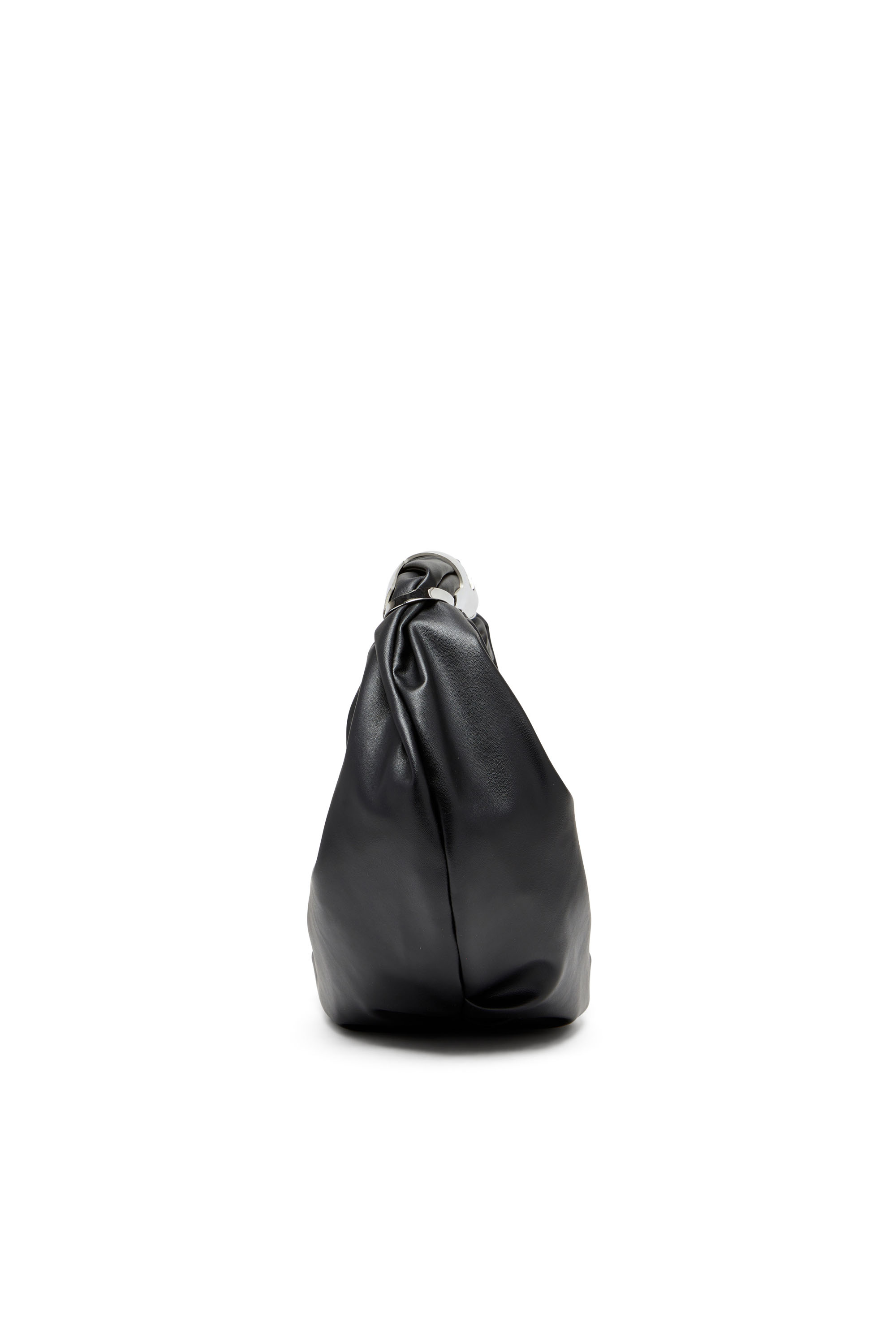Diesel - GRAB-D HOBO S, Woman's Grab-D S-Hobo bag with Oval D handle in Black - 5