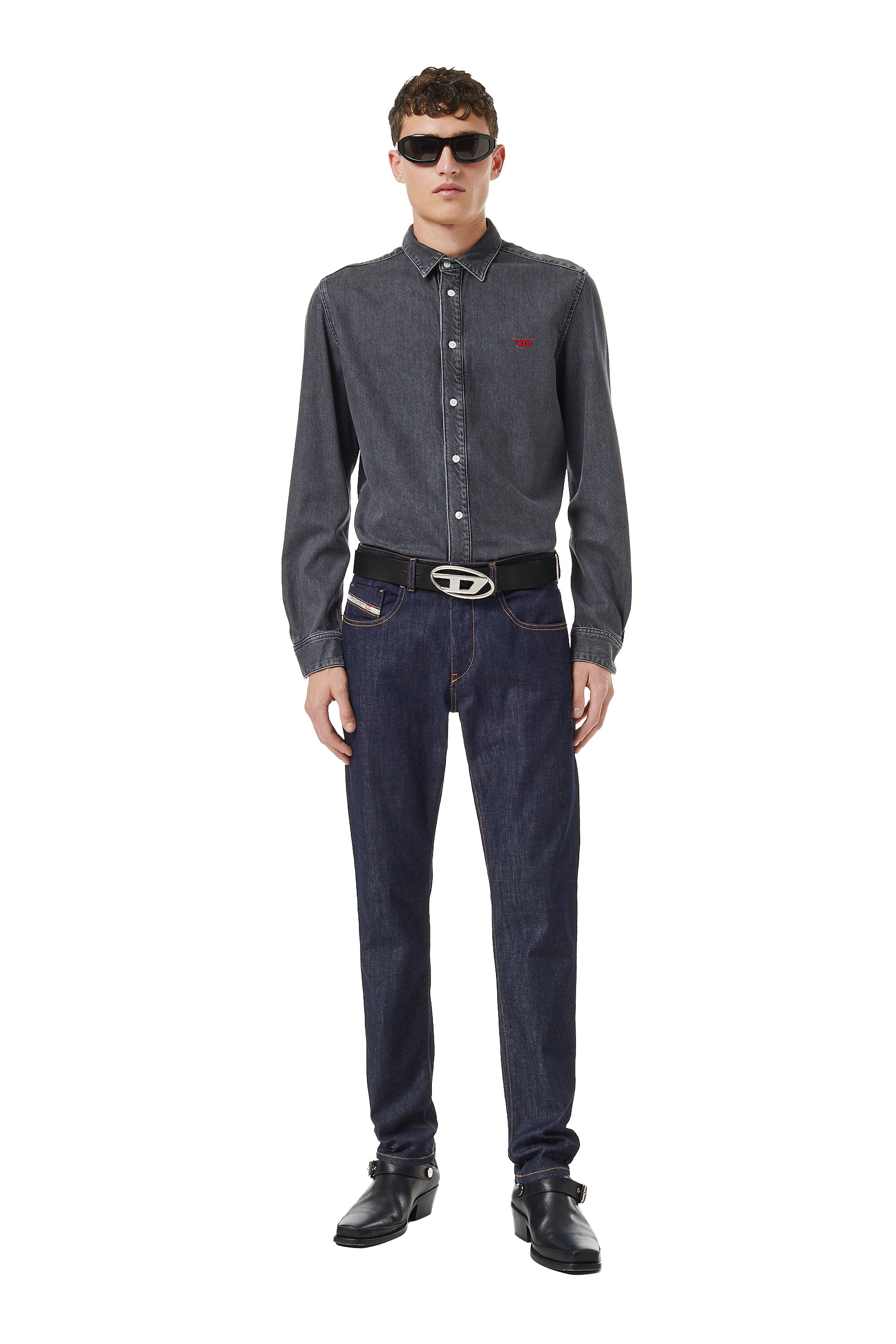 Diesel - Slim Jeans 2019 D-Strukt Z9B89, Dark Blue - Image 5