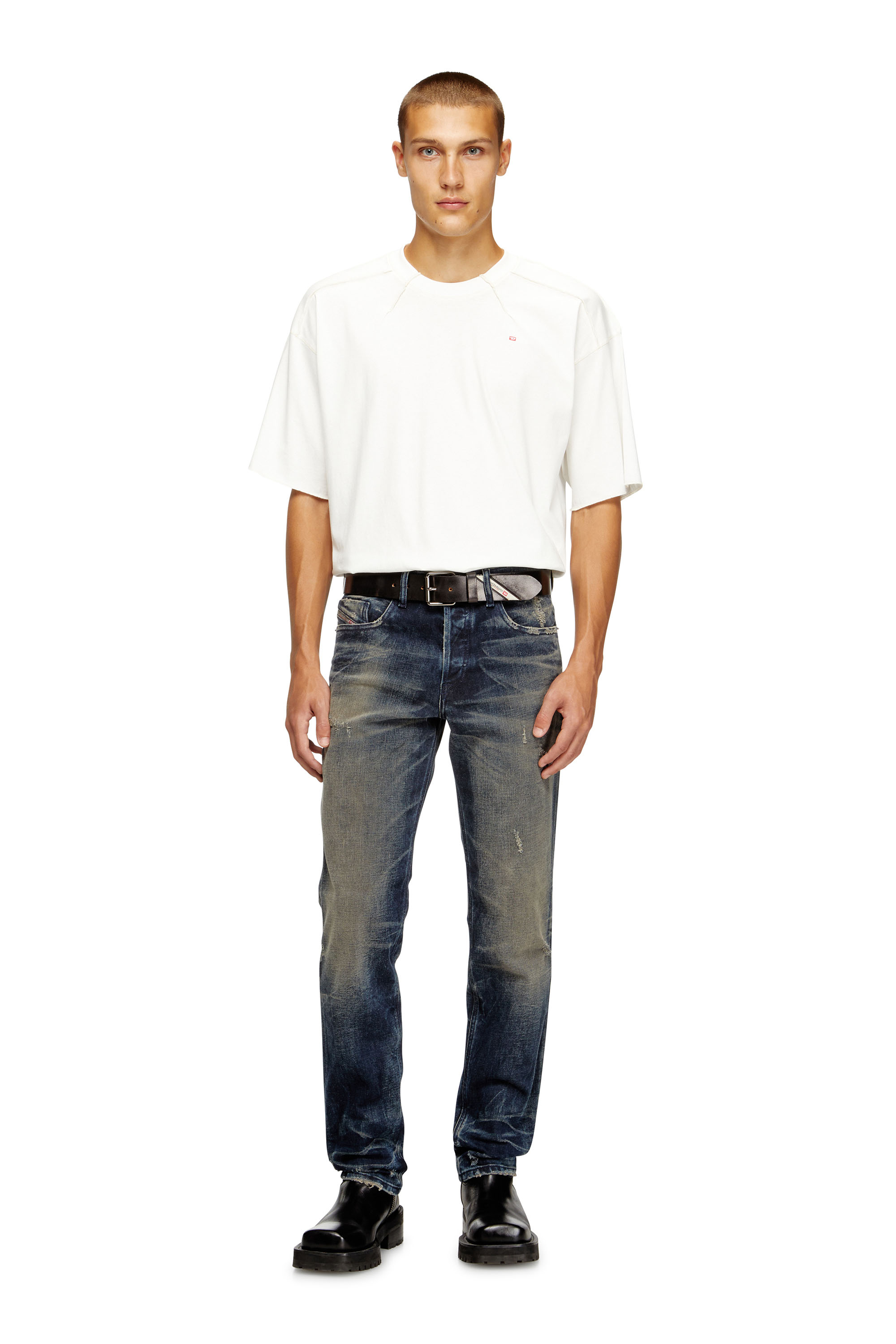 Diesel - Man's Regular Jeans 2023 D-Finitive 09M46, Dark Blue - 2