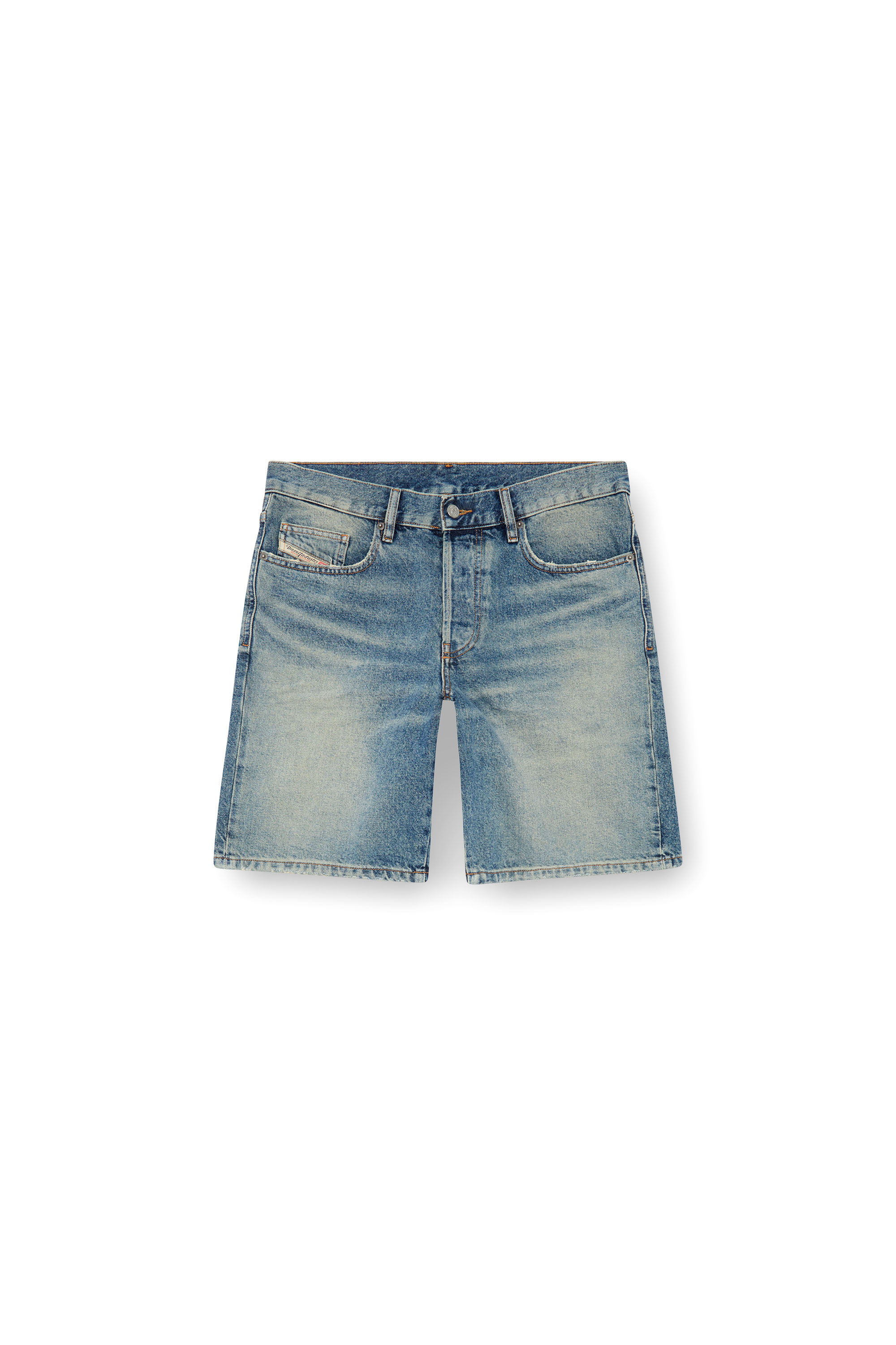 Diesel - REGULAR-SHORT, Man's Denim shorts in Medium blue - 3