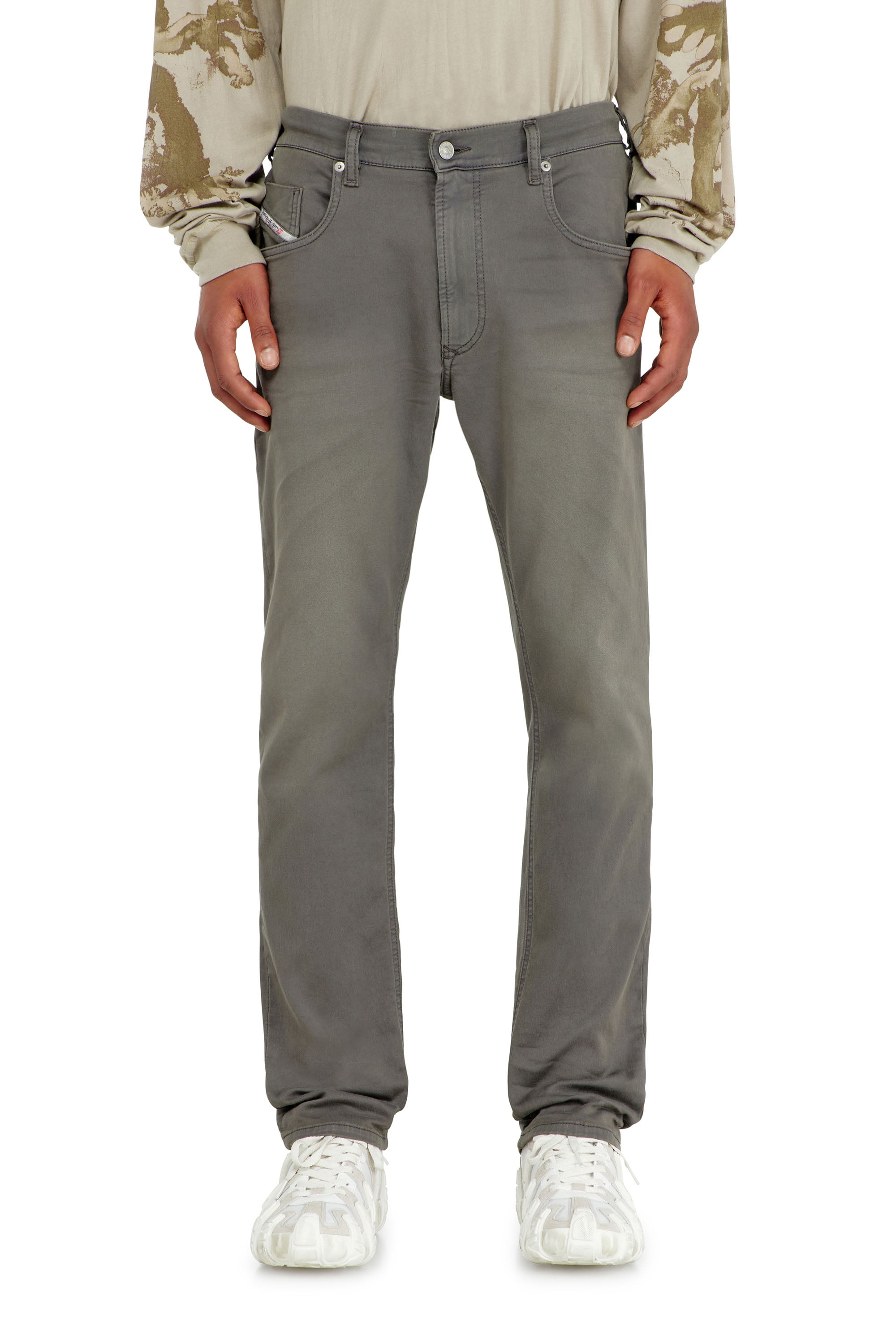 Diesel - Man's Regular 2032 D-Krooley-BW Joggjeans&reg; 0670M, Grey - 3