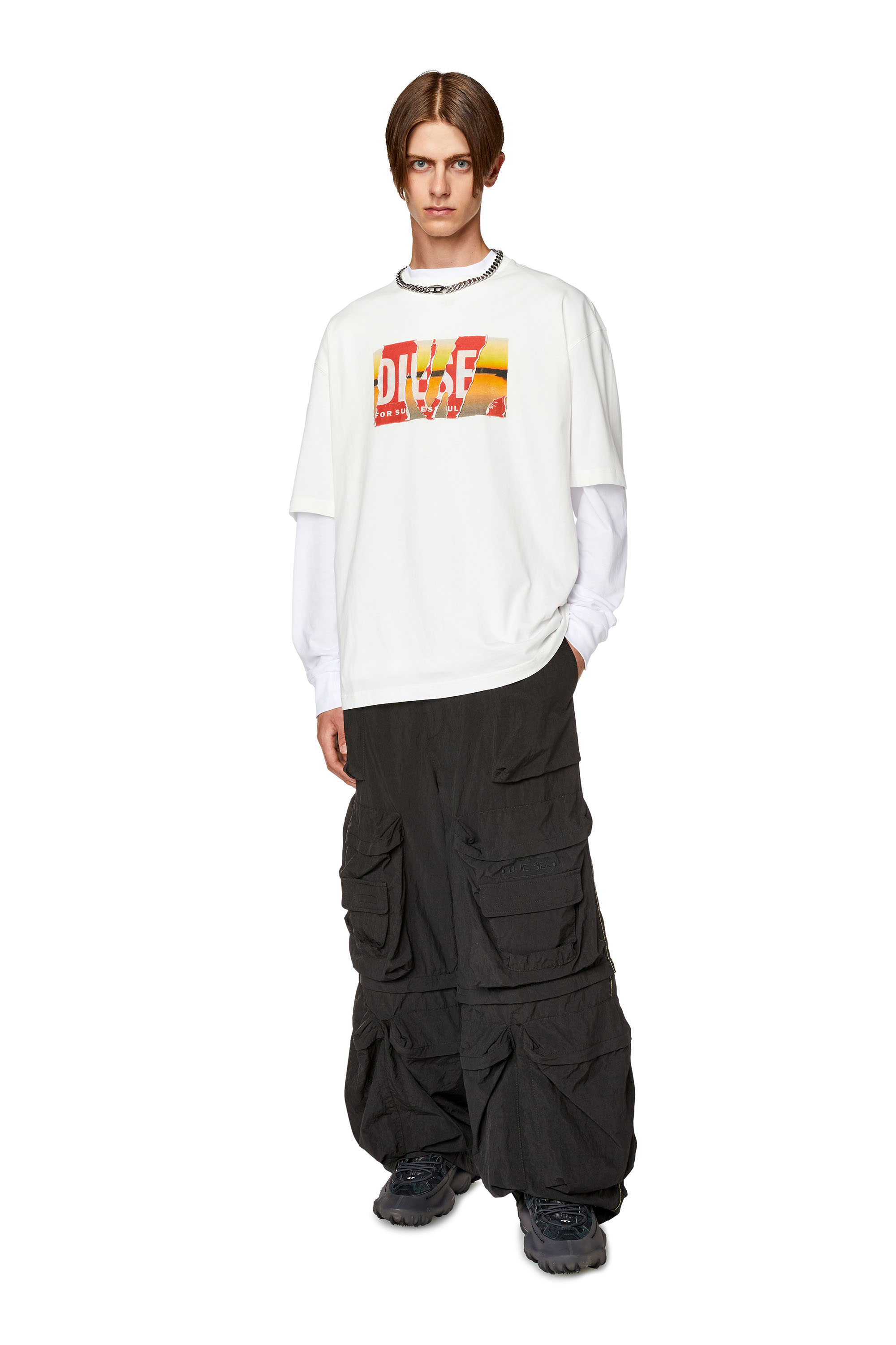 Diesel - T-WASH-POFF-L1, White - Image 2