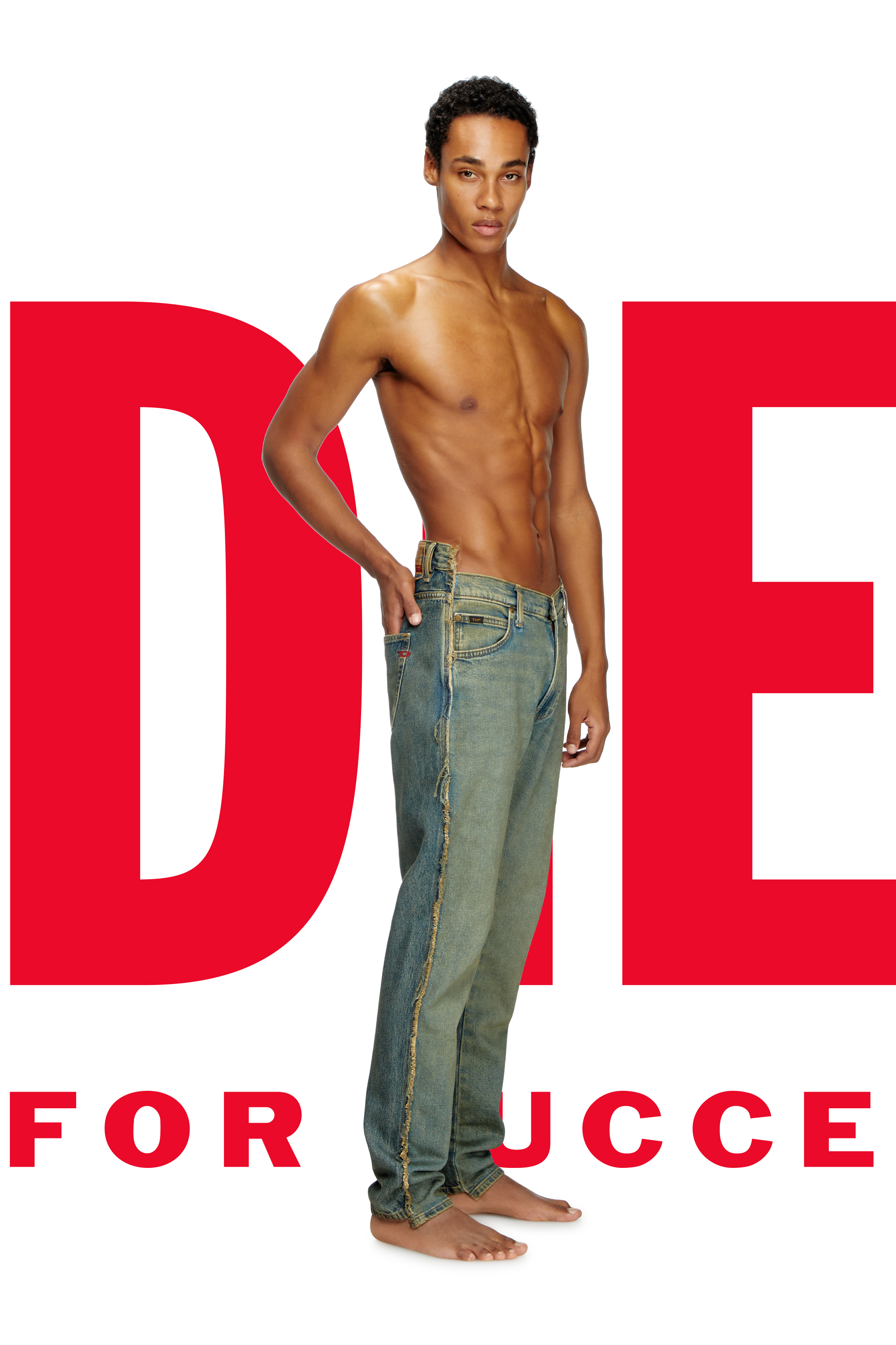 Regular Jeans Dieseloves 04 09M98, Dark Blue Diesel - Man's Regular Jeans Dieseloves 04 09M98, Dark Blue - 1