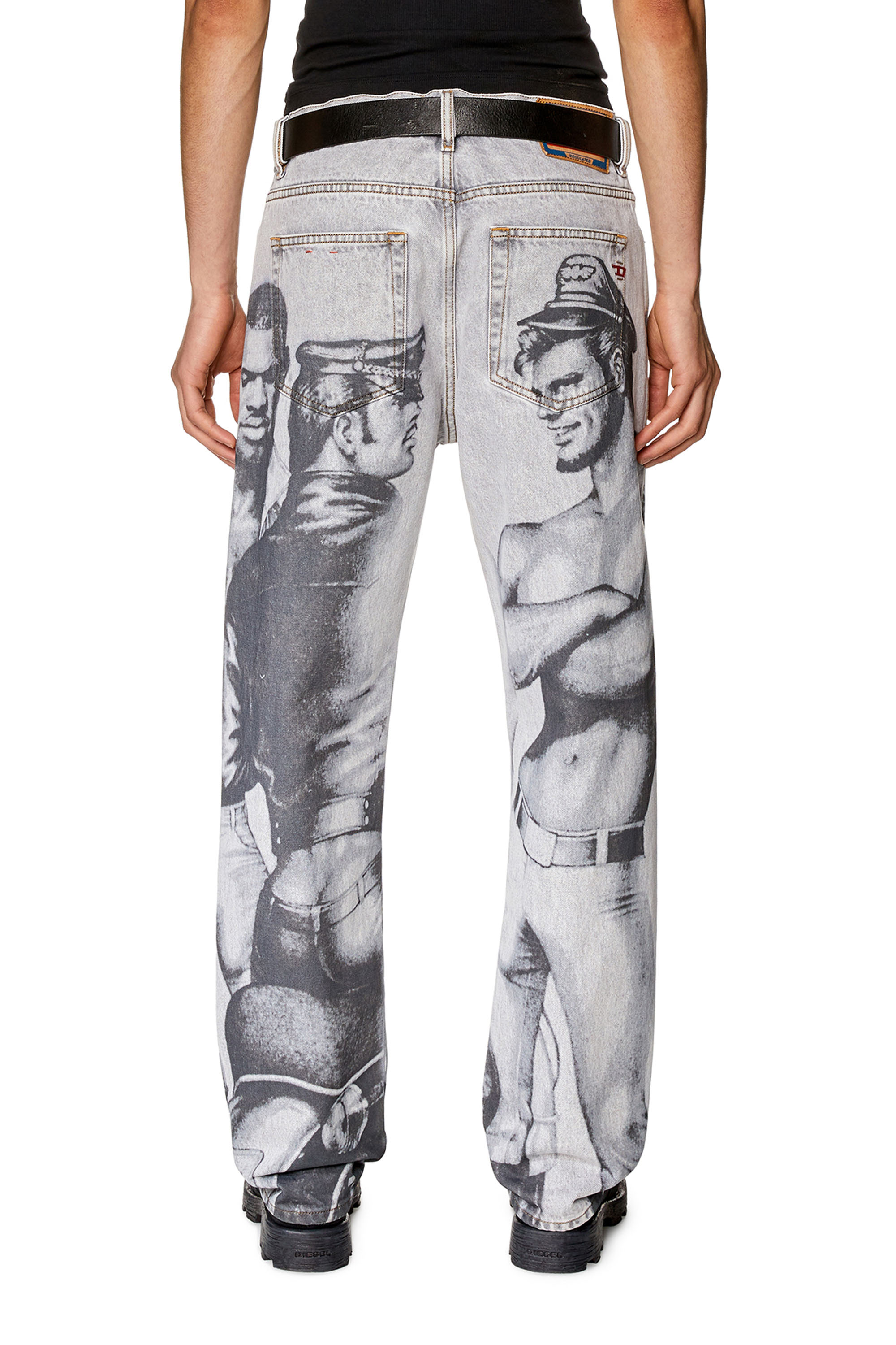 Diesel - Straight Jeans 2020 D-Viker 007F8, Grey - Image 4