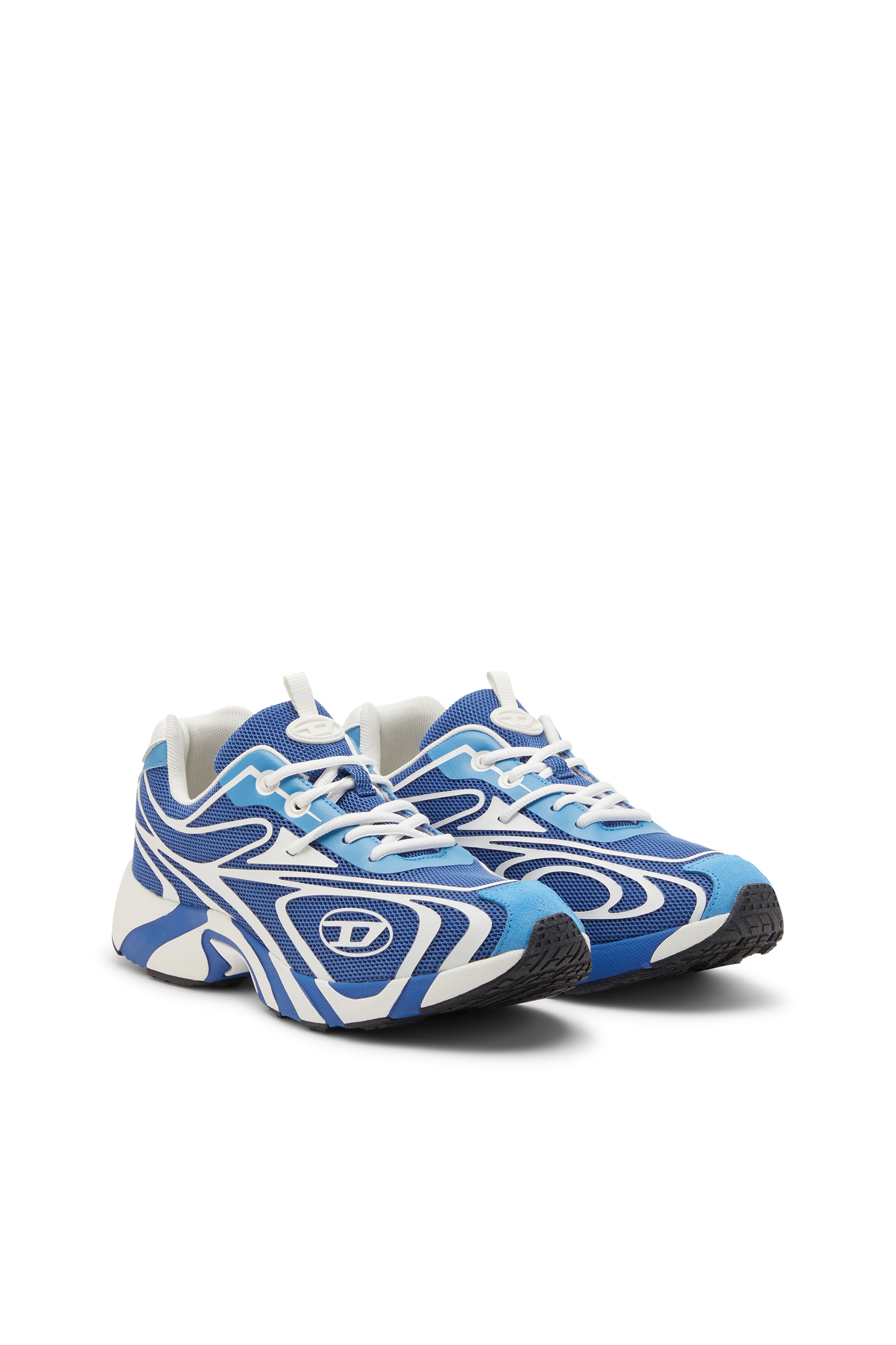 S-D-VIT'S 500 LOW, Blue/White Diesel - S-D-VIT'S 500 LOW, Man's S-D-Vit - Lace-up sneakers in Blue/White - 2