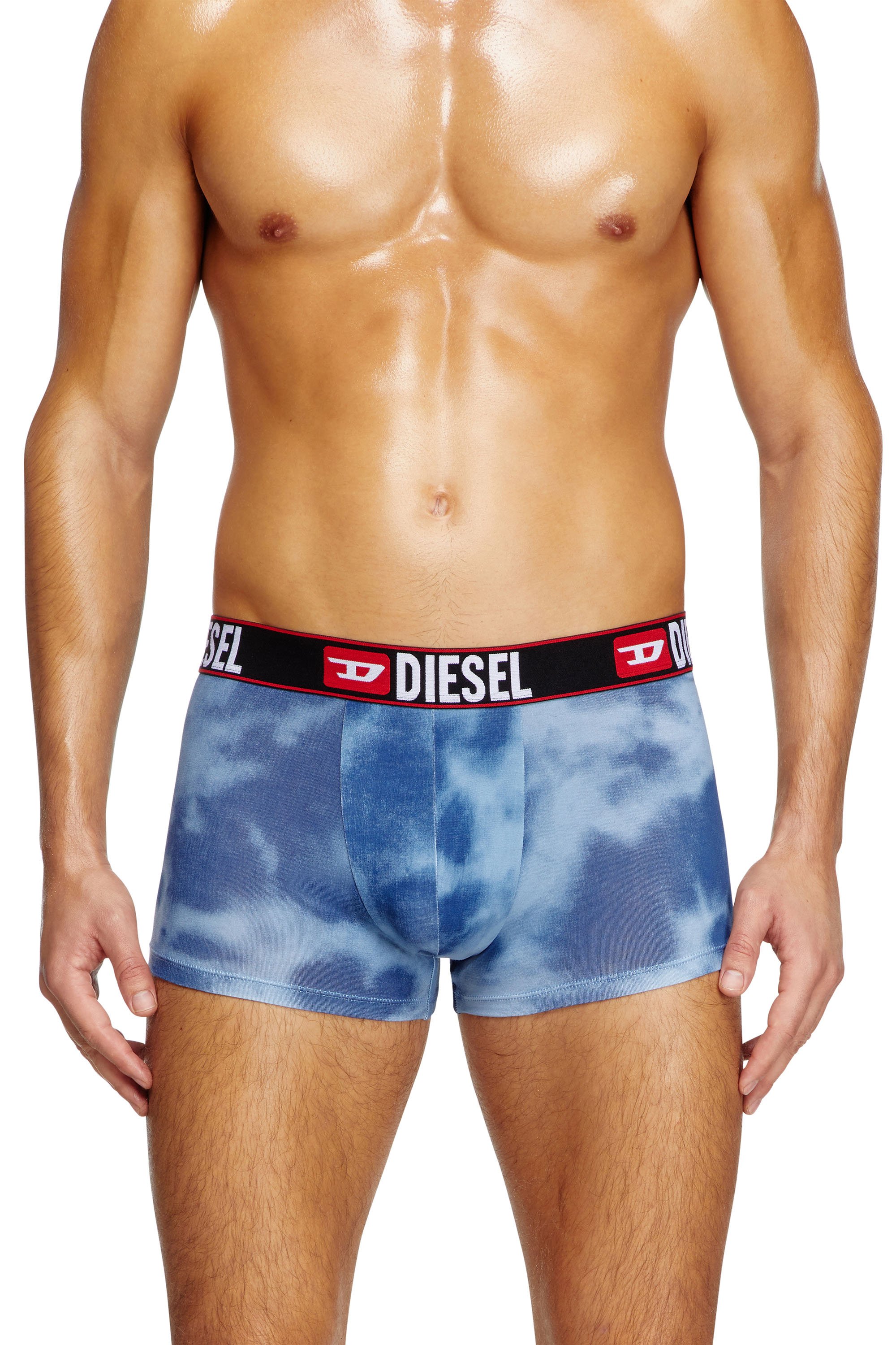 Diesel - UMBX-DAMIEN, Man's Boxer briefs with cloudy print in Dark Blue - 2