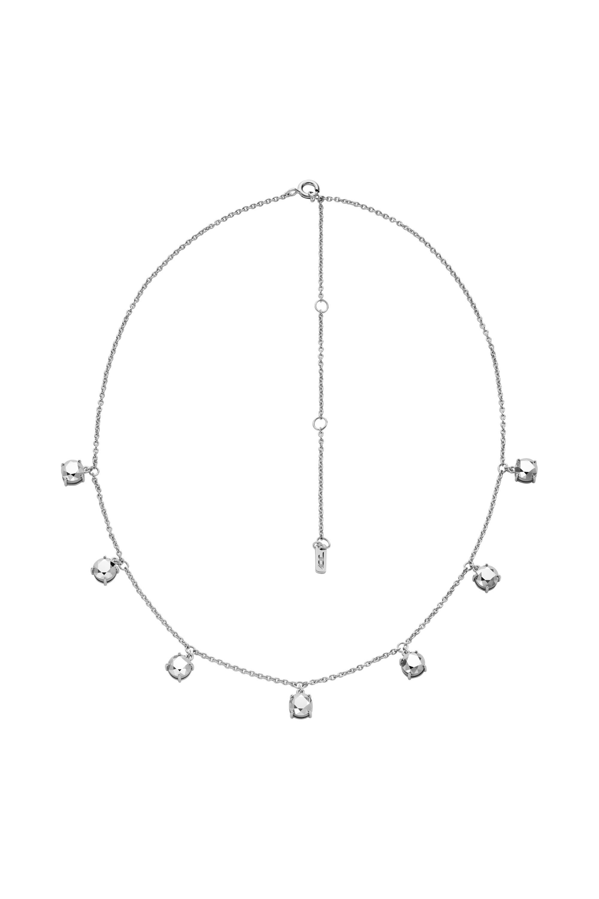 Diesel - DL1360040 STERLING SILVER JEWEL, Unisex's Sterling Silver Chain Necklace in Silver - 1