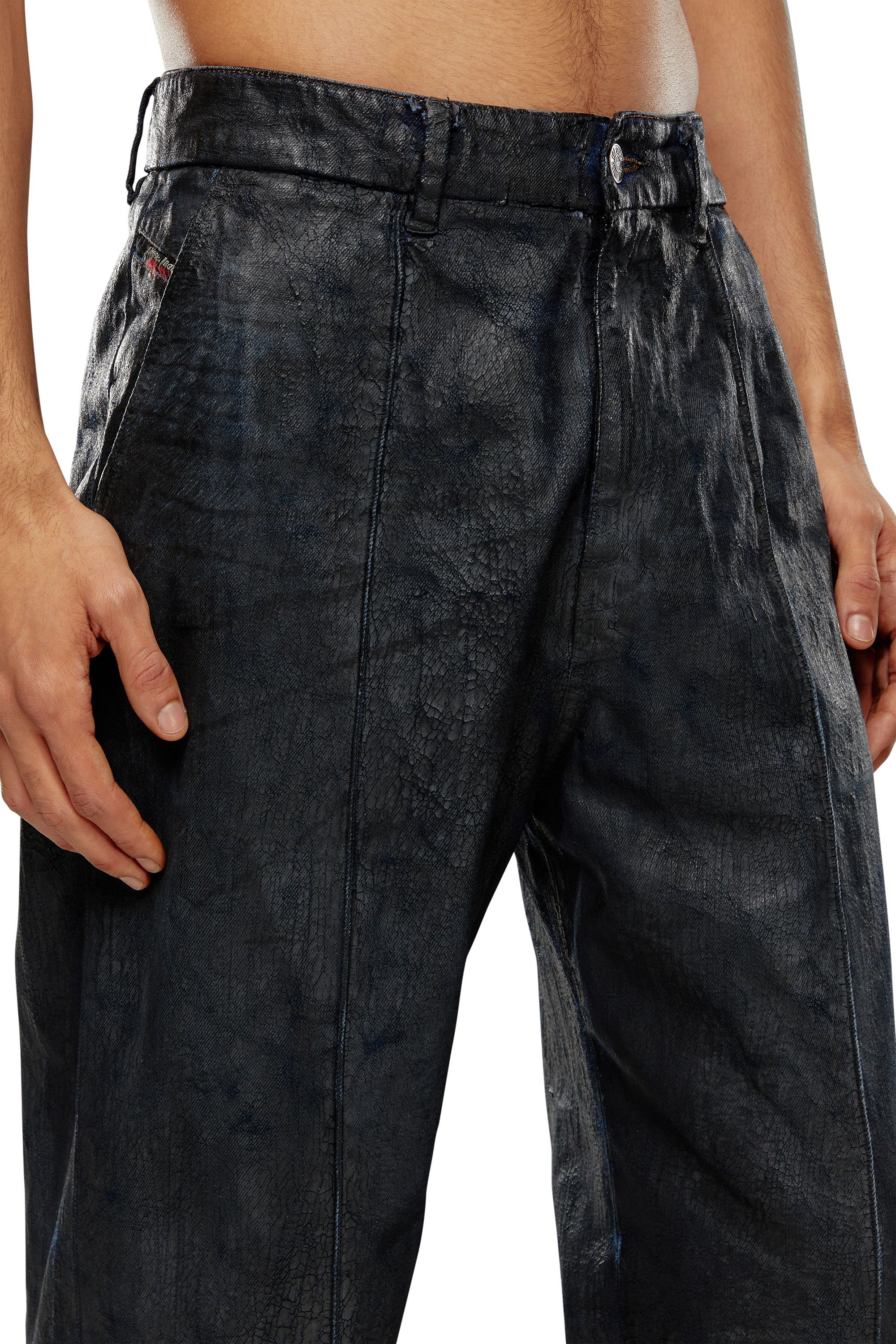 Diesel - Straight Jeans D-Chino-Work 0PGAZ, Black - Image 4