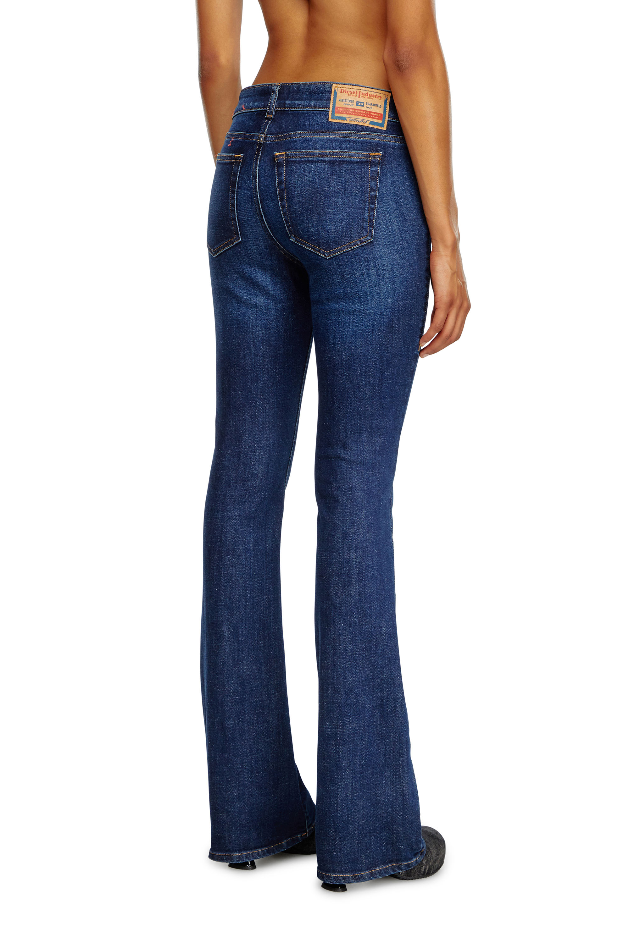 Diesel - Bootcut and Flare Jeans 1969 D-Ebbey 09B90, Dark Blue - Image 3