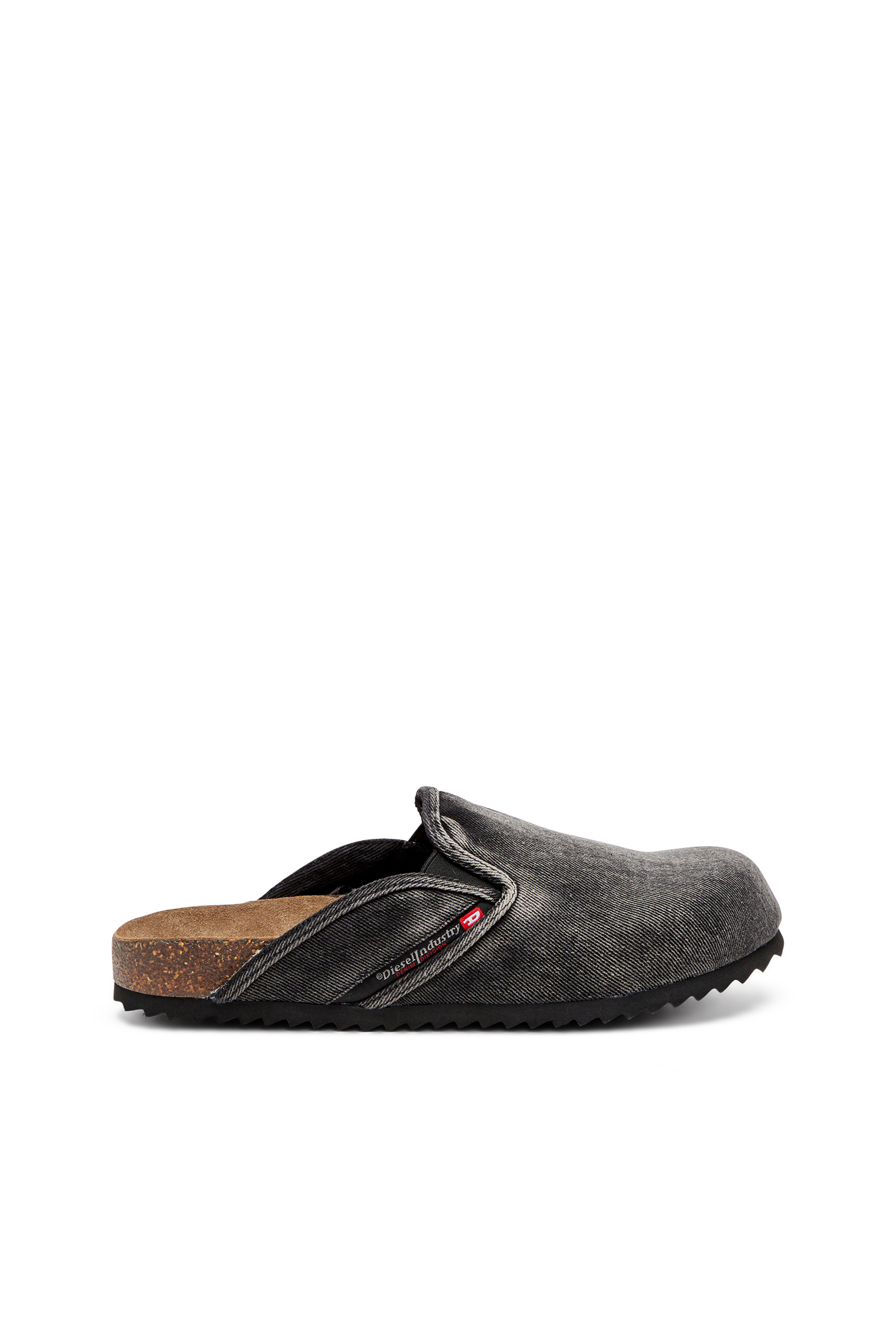 Diesel - D-WOODSTOCK SLIP-ON, Man's D-Woodstock-Denim mules in Black - 1