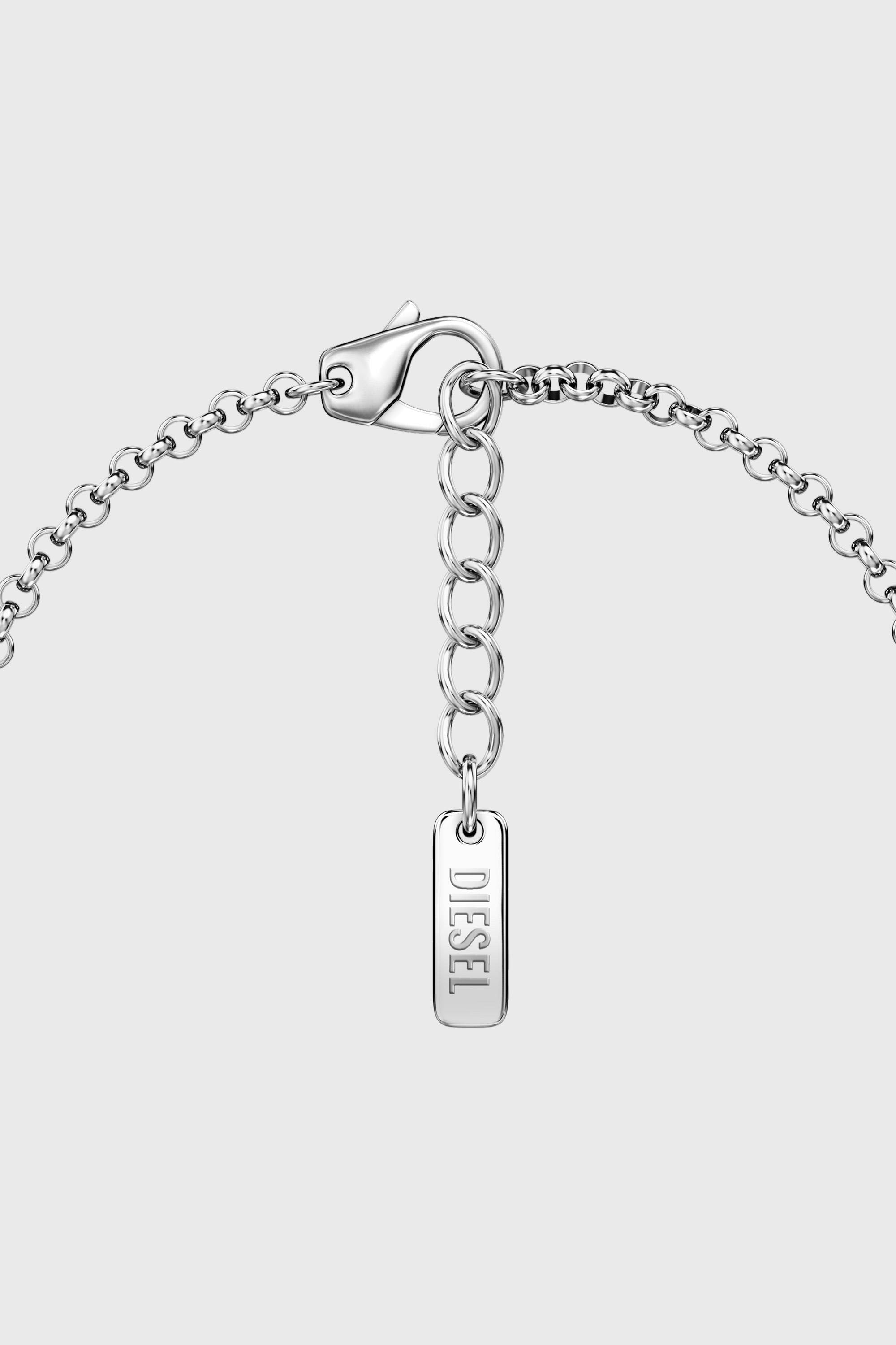 Diesel - DX1726040, Unisex's Stainless Steel Chain Bracelet in Silver - 2